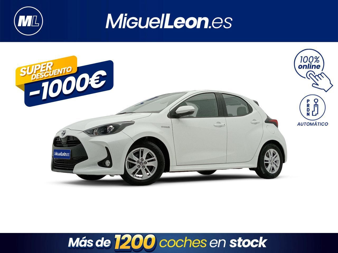 TOYOTA Yaris (1.5 120H Active Tech) en Palmas, Las
