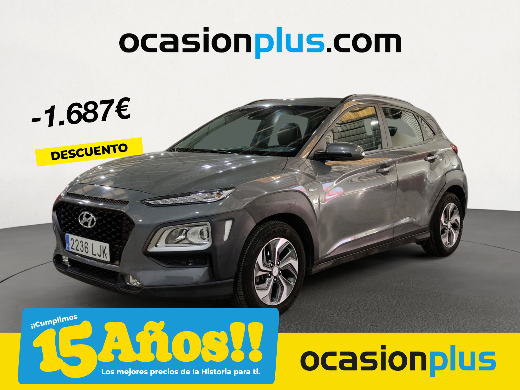HYUNDAI Kona (1.6 GDI HEV Klass DT 104 kW (141 CV)) en Madrid