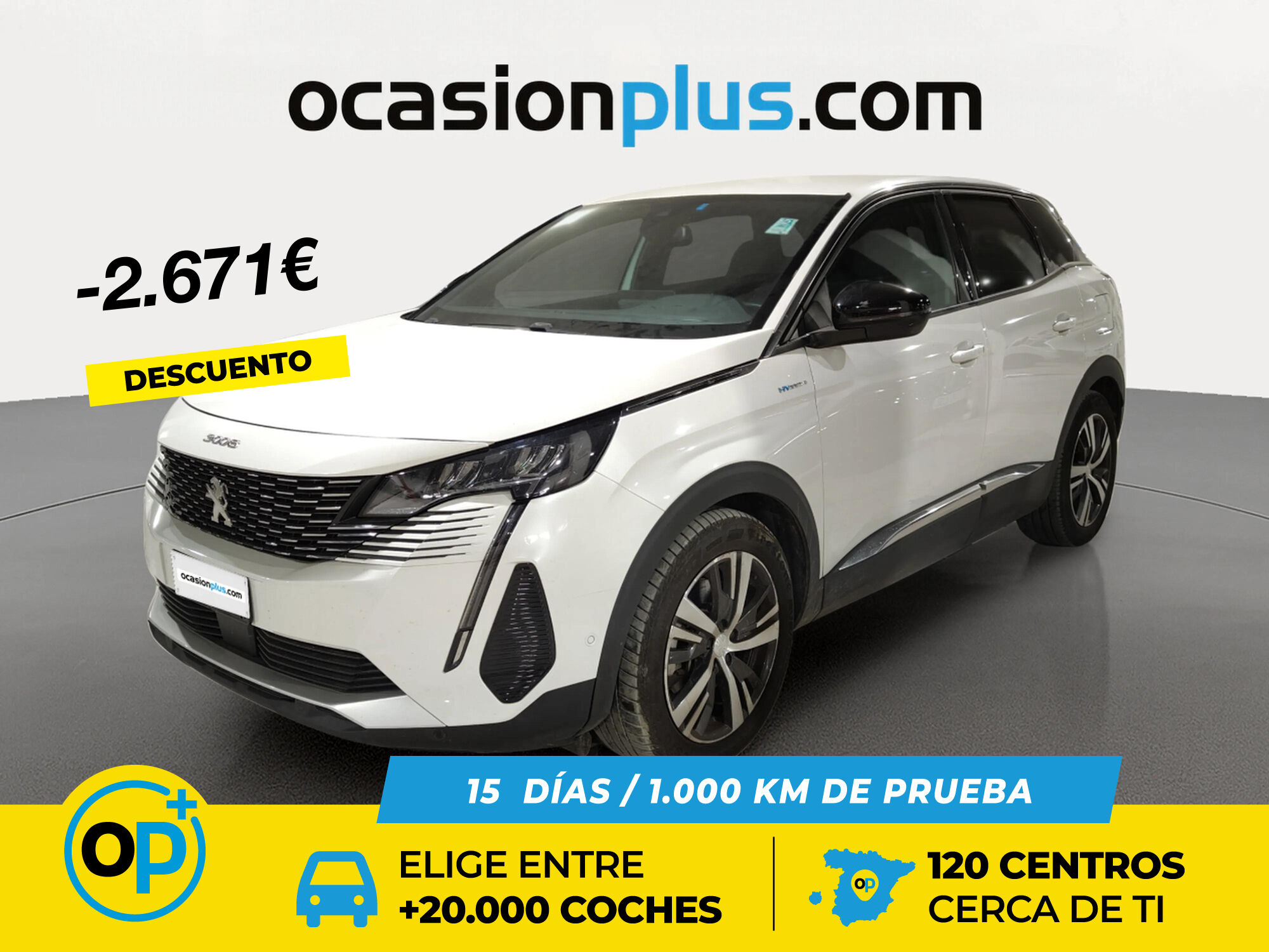 PEUGEOT 3008 (Hybrid 300 Allure Pack e-EAT8 221 kW (300 CV)) en Madrid