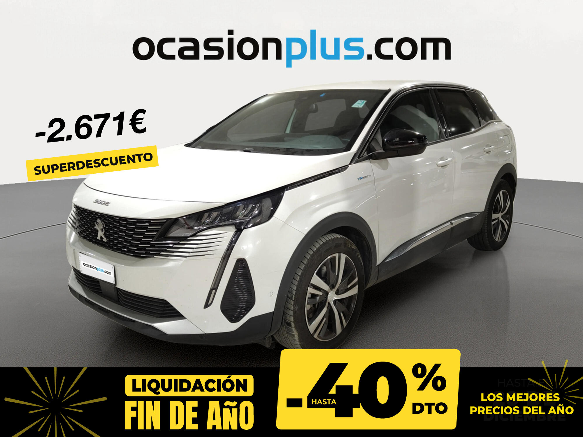 PEUGEOT 3008 (Hybrid 300 Allure Pack e-EAT8 221 kW (300 CV)) en Madrid