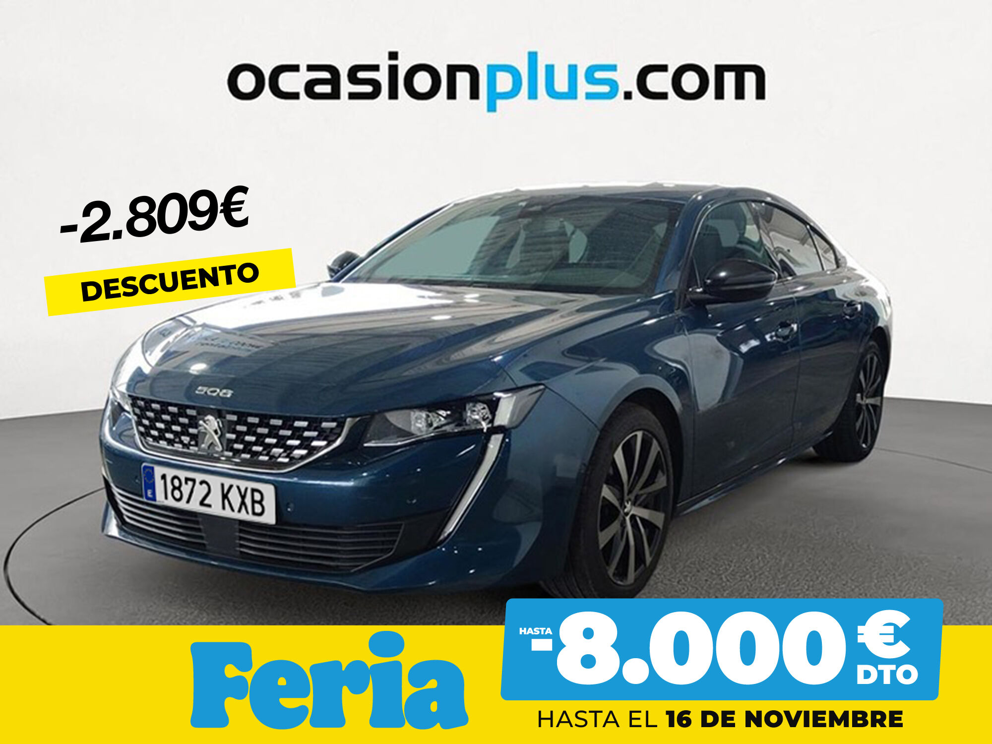 PEUGEOT 508 (BlueHDi 130 S&S GT Line EAT8 96 kW (130 CV)) en Madrid
