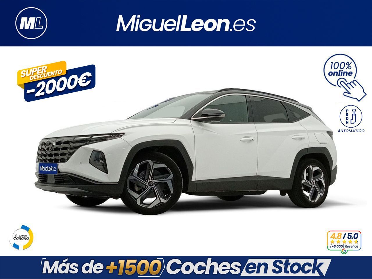 HYUNDAI Tucson (1.6 TGDI PHEV 195kW Maxx Auto 4X4) en Palmas, Las