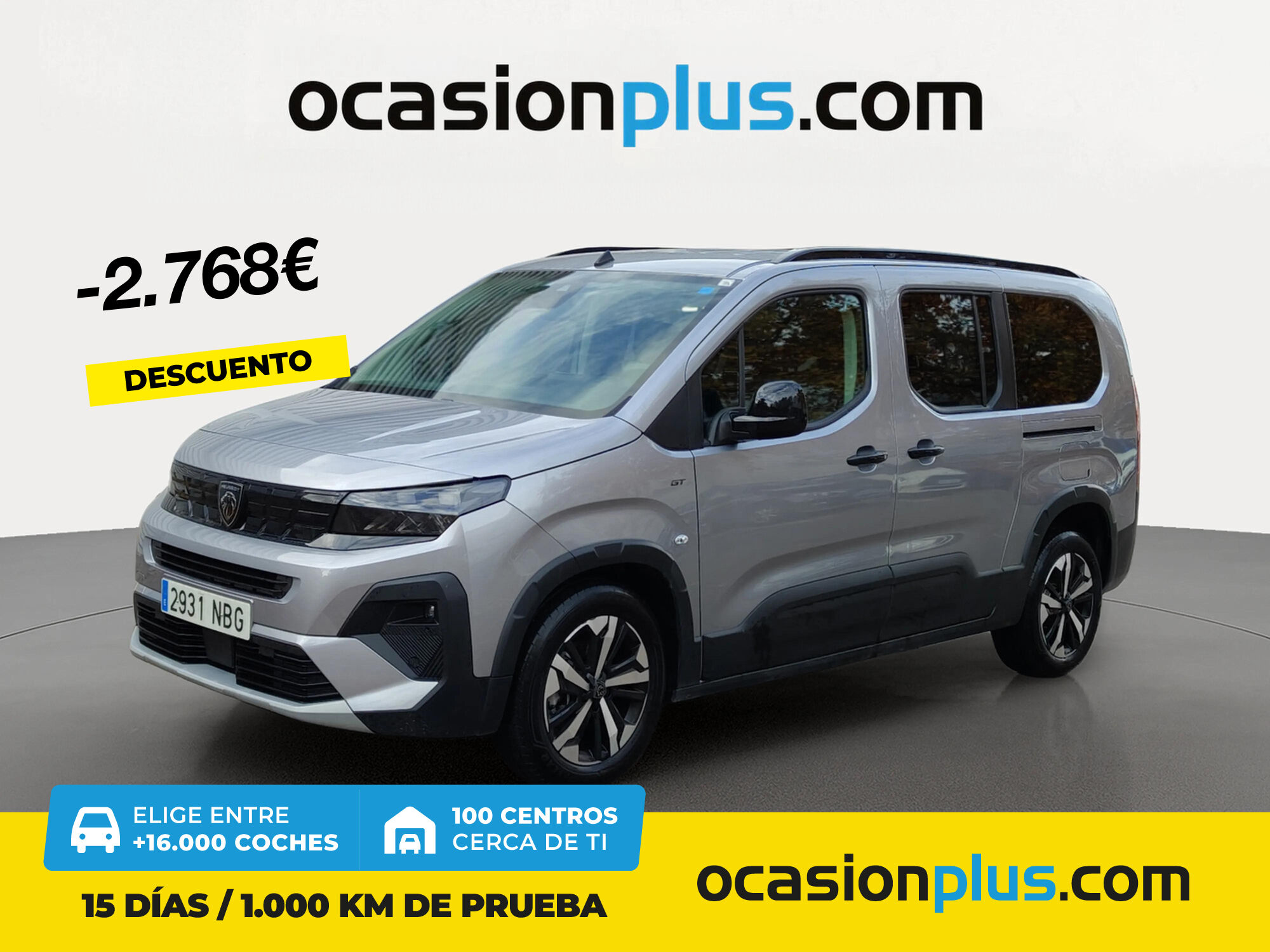 PEUGEOT Rifter (BlueHDi 130 GT Long EAT8 96 kW (130 CV)) en Madrid