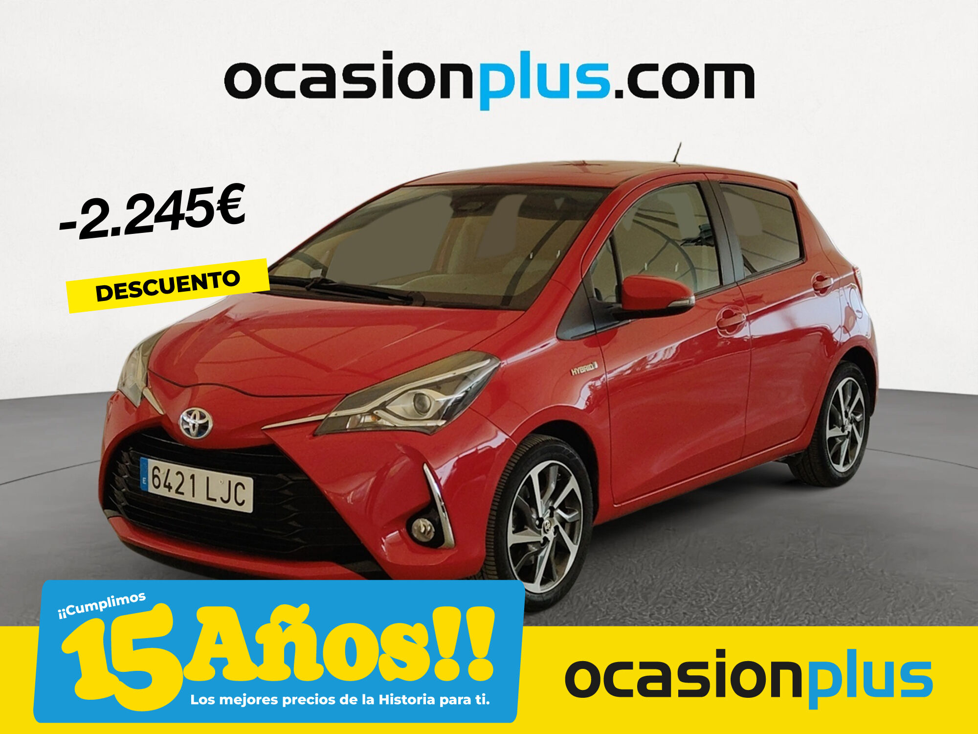 TOYOTA Yaris (1.5 100H Active 74 kW (100 CV)) en Madrid