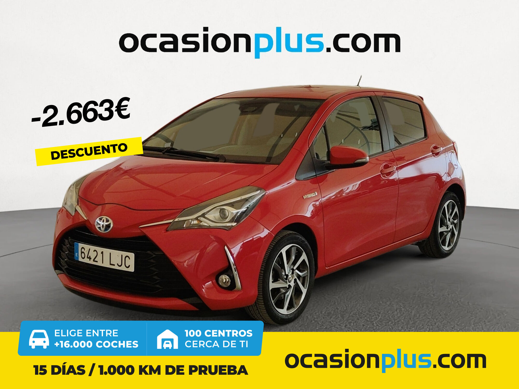 TOYOTA Yaris (1.5 100H Active 74 kW (100 CV)) en Madrid