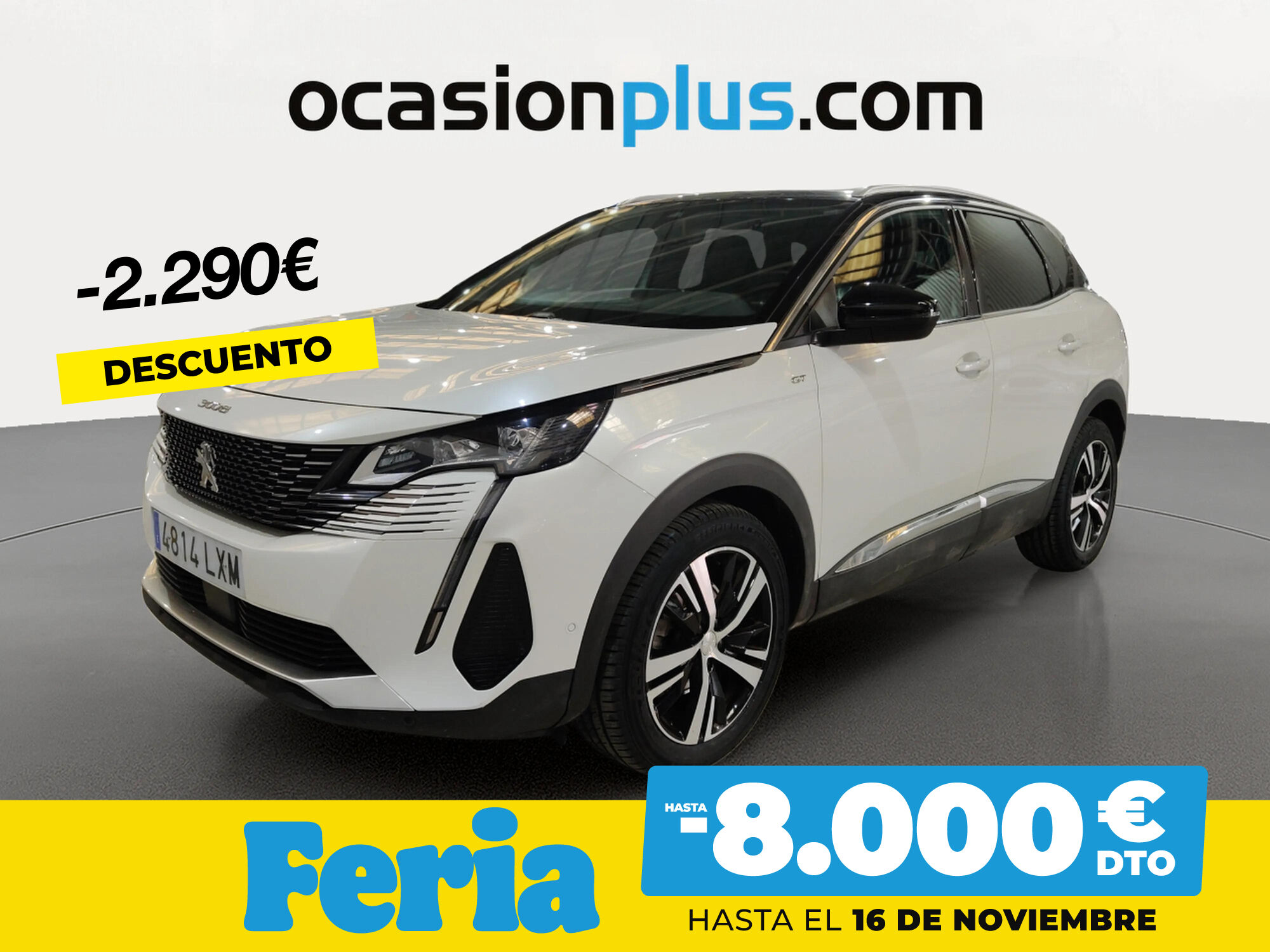 PEUGEOT 3008 (BlueHDi 130 S&S GT EAT8 96 kW (130 CV)) en Madrid