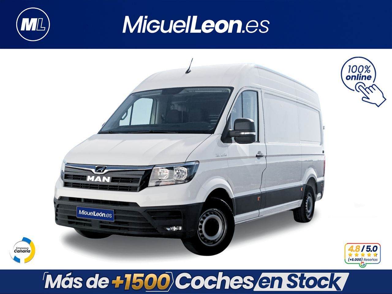 MAN TGE (2.0 140CV 3P L3H2) en Palmas, Las