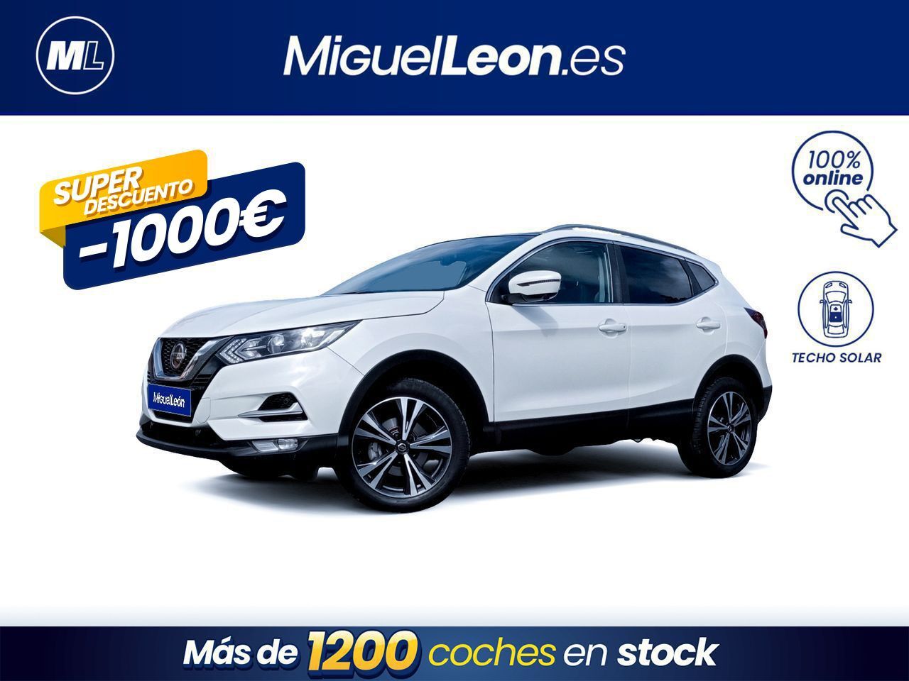 NISSAN Qashqai (DIG-T 103 kW (140 CV) E6D N-CONNECTA) en Palmas, Las