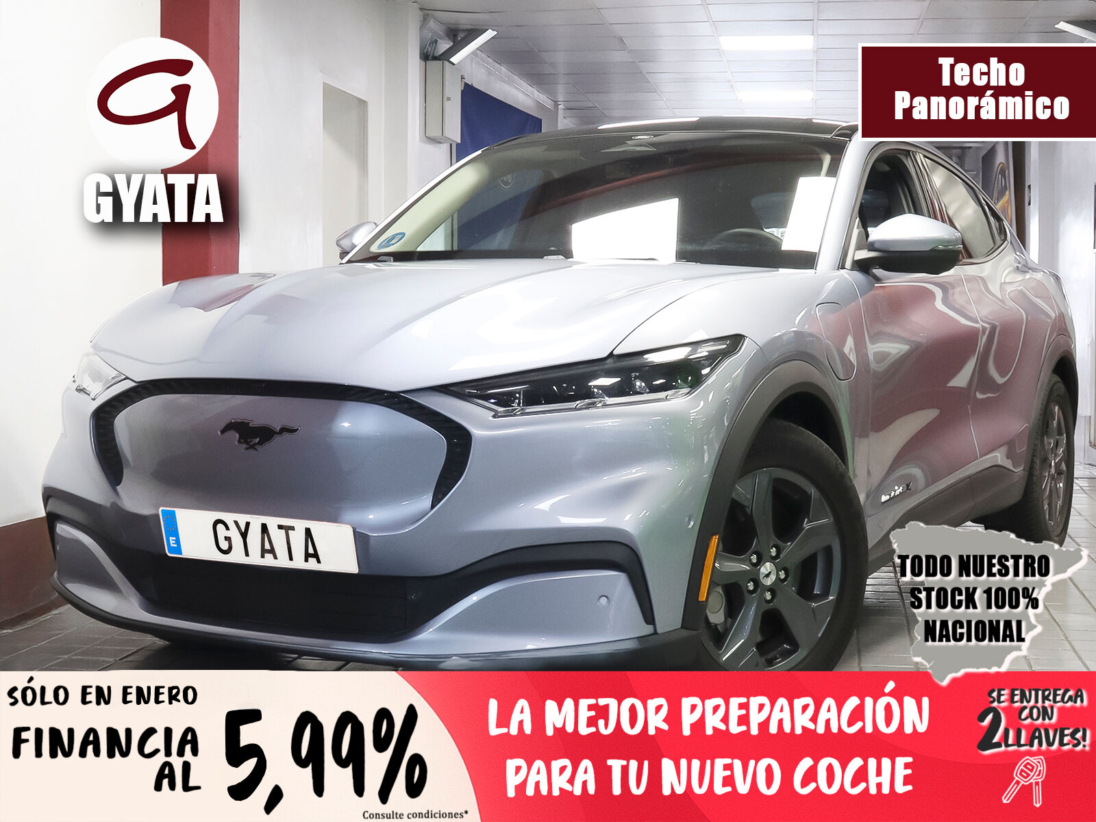 FORD Mustang Mach-E (Batería 98.8Kwh 216 kW (294 CV)) en Madrid