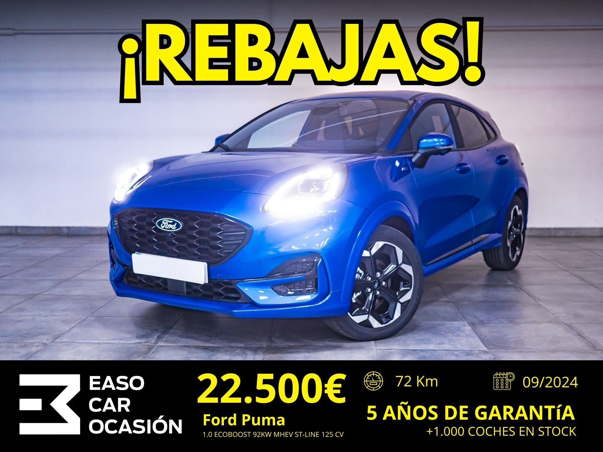 FORD Puma (1.0 ECOBOOST 92KW MHEV ST-LINE 125 5P) en Guipúzcoa