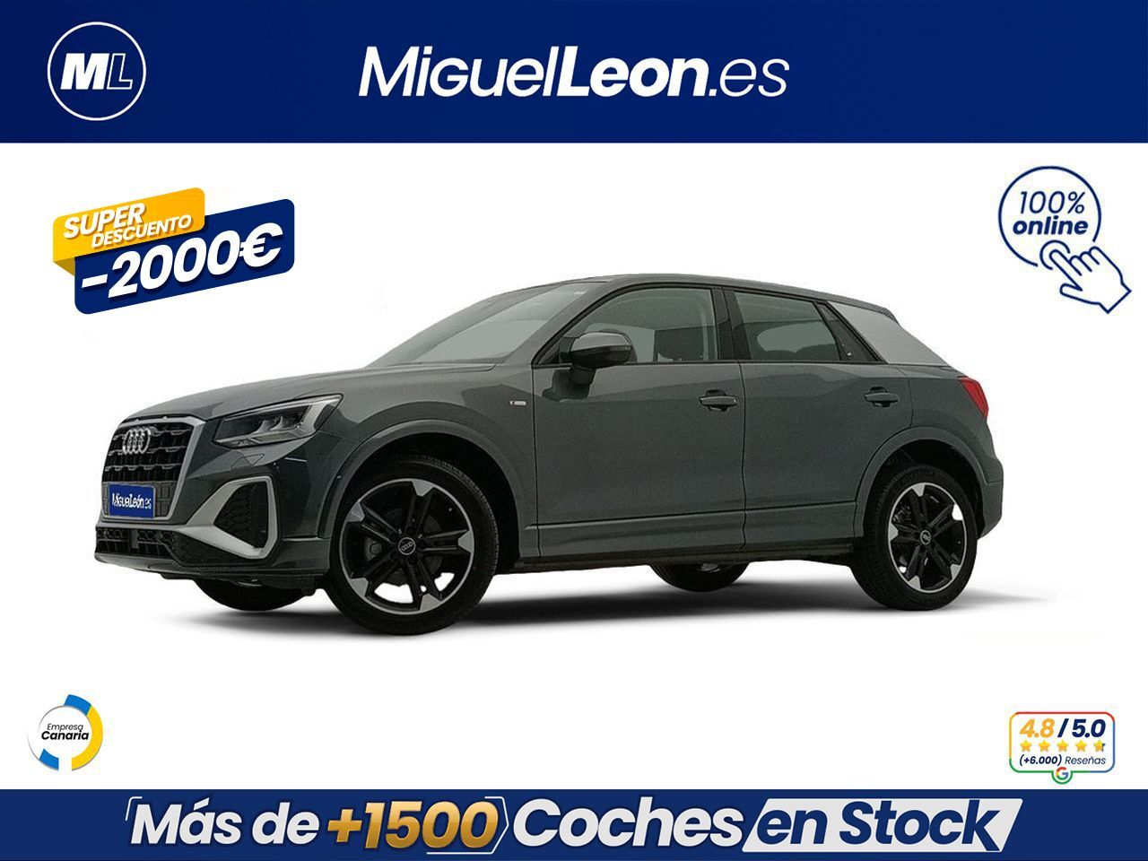 AUDI Q2 (S line 35 TFSI 110kW (150CV)) en Palmas, Las