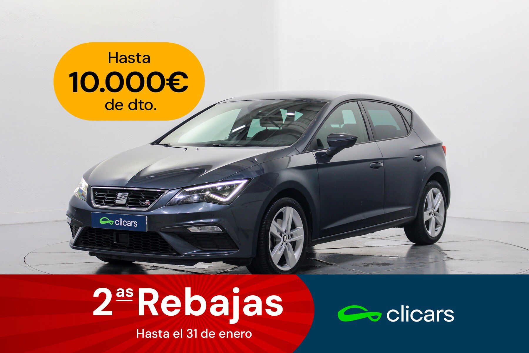 SEAT León (León 1.5 TGI GNC S&S FR Fast Edition DSG7 130) en Madrid