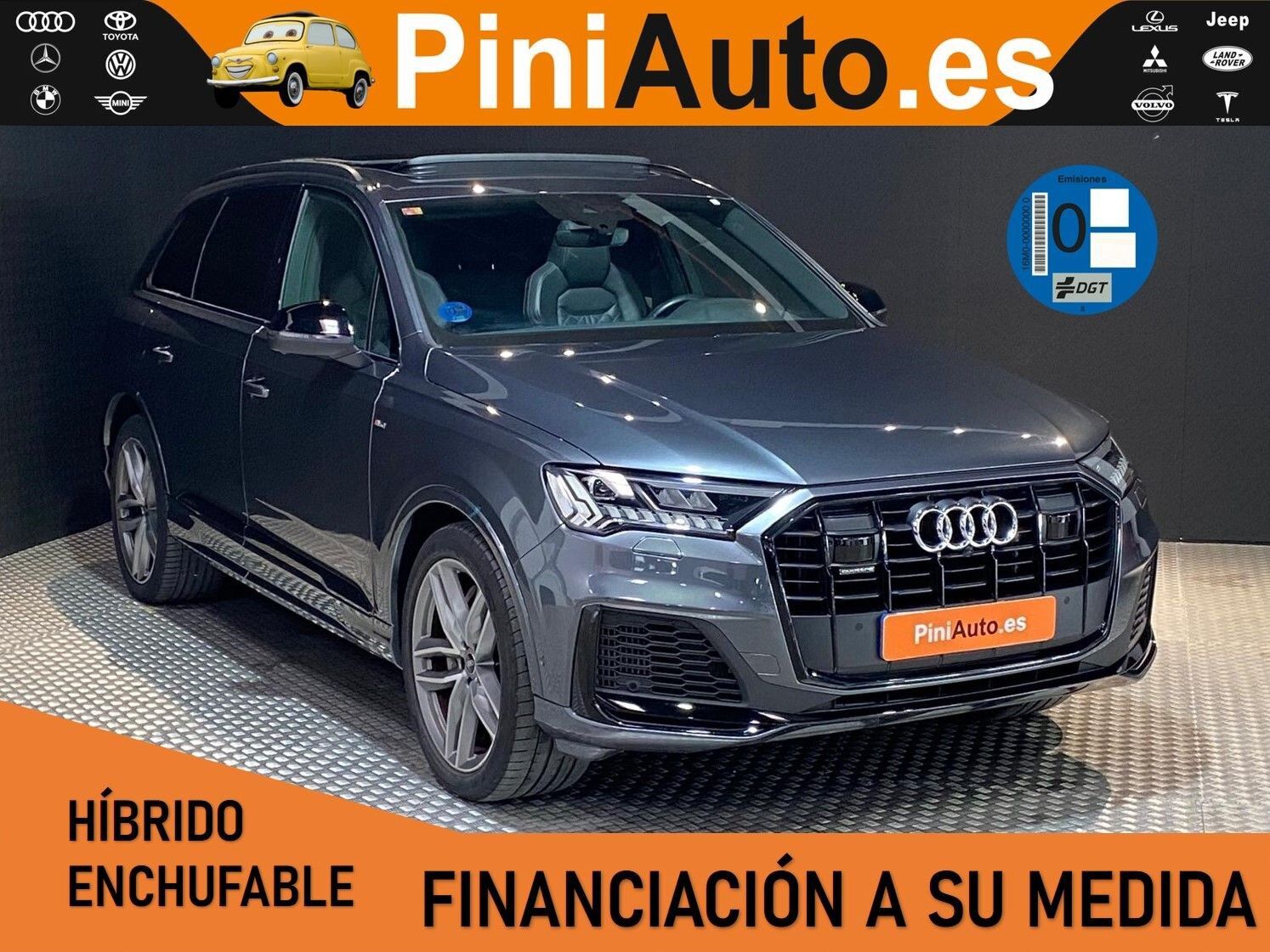 AUDI Q7 (55 TFSIe 381cv quattro tiptronic Black Line Plus) en Madrid