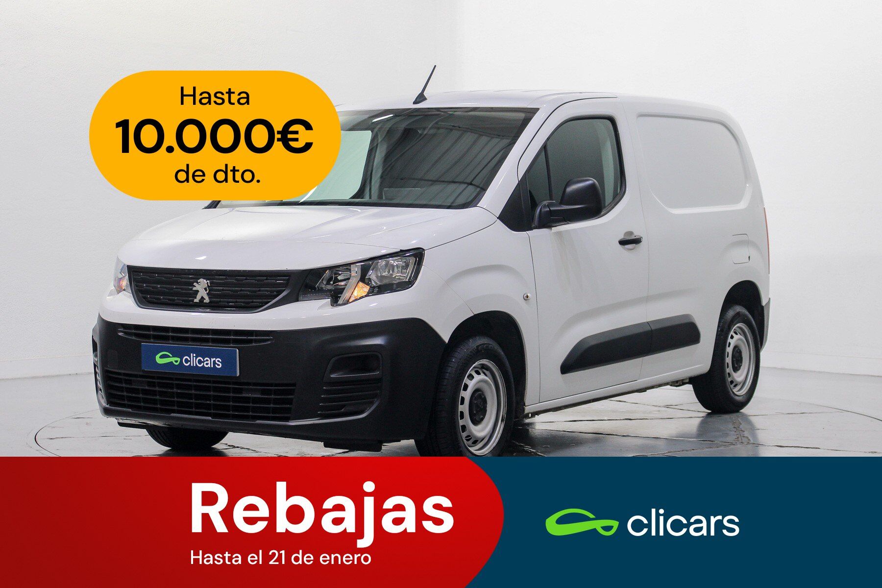 PEUGEOT Partner (Partner 1.5BlueHDI S&S Pro Standard 600kg 100) en Madrid
