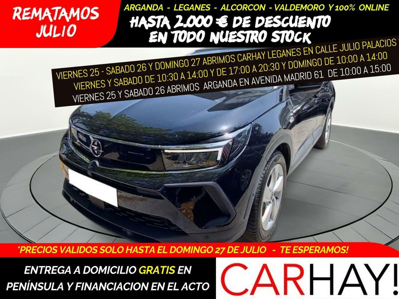 OPEL Grandland (1.6 TURBO PHEV B.EDITION AUT 165KW/225CV) en Madrid