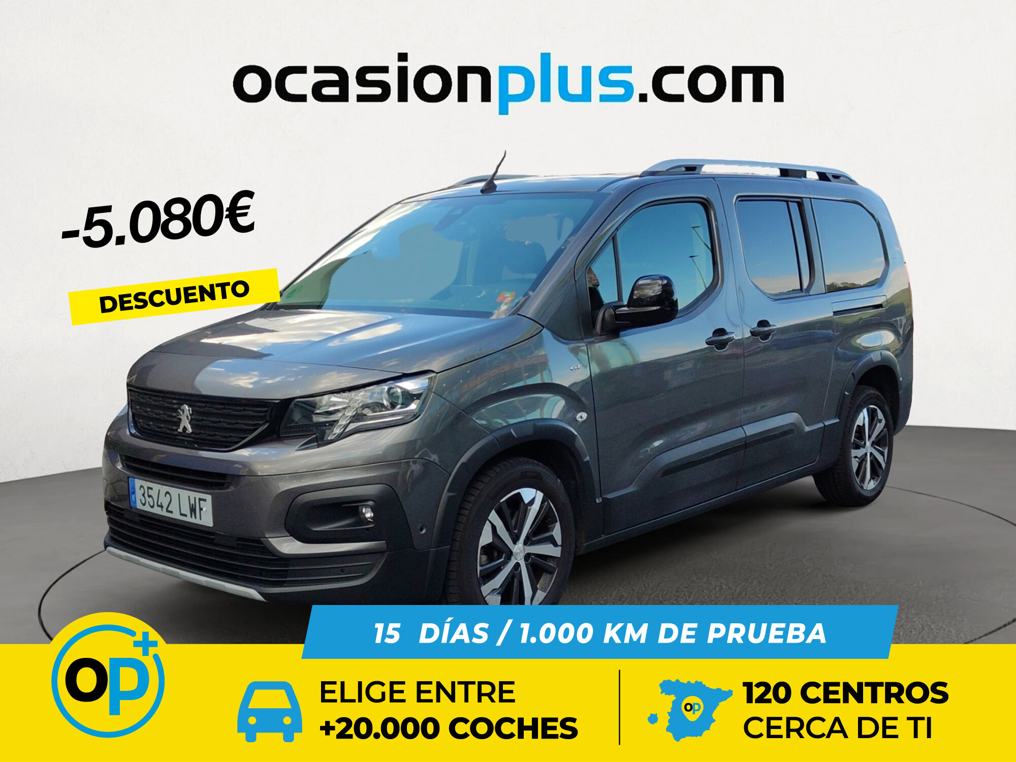 Foto del PEUGEOT Rifter 1.2 PureTech S&S Long GT EAT8 130