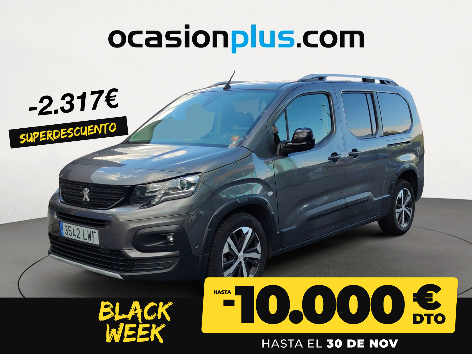 PEUGEOT Rifter (PureTech 130 GT Long EAT8 96 kW (130 CV)) en Madrid