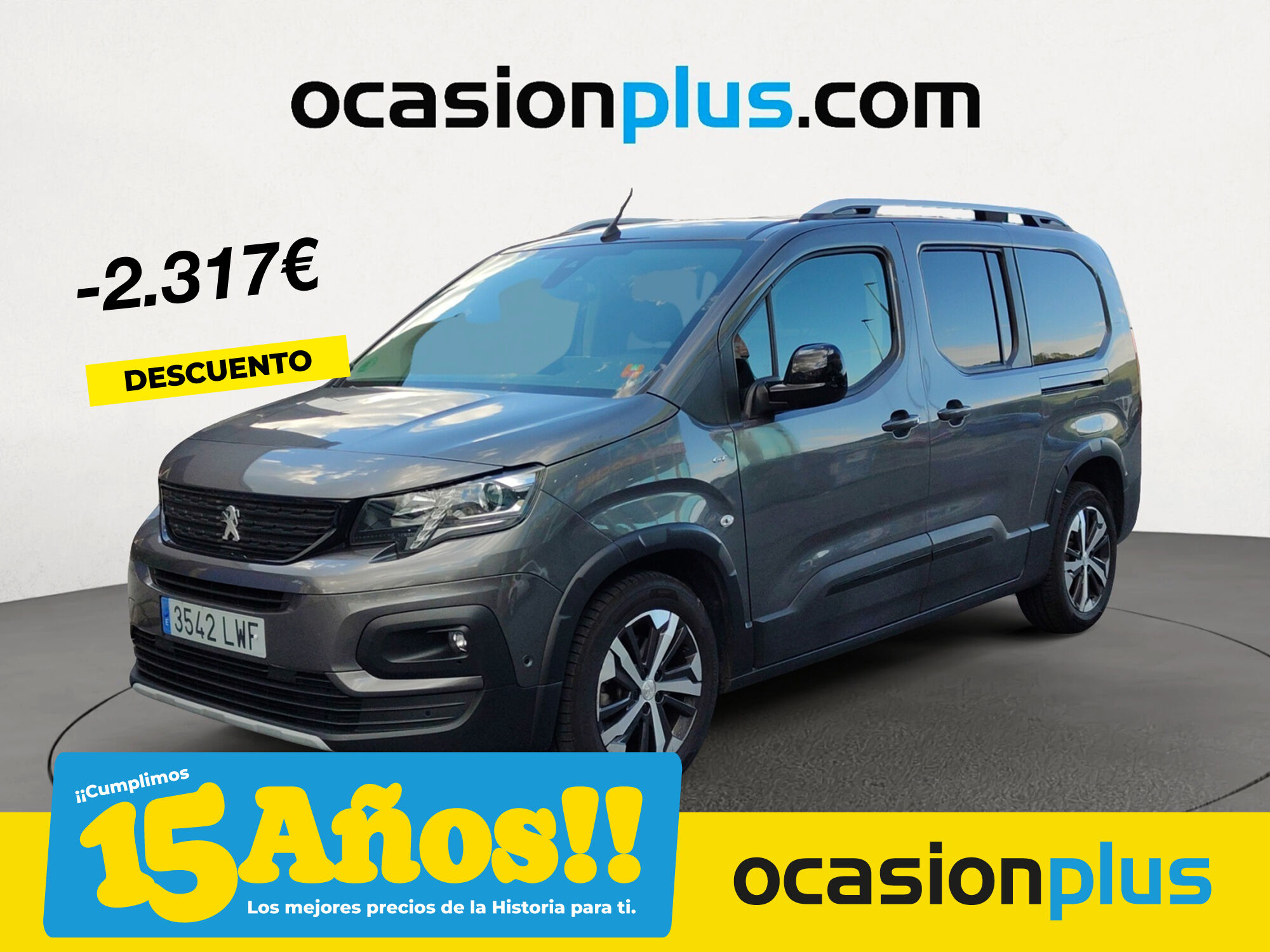 PEUGEOT Rifter (PureTech 130 GT Long EAT8 96 kW (130 CV)) en Madrid