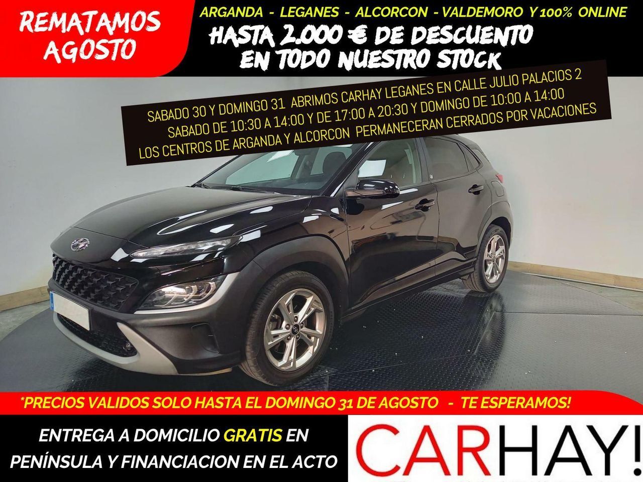 HYUNDAI Kona (1.0T-GDI EDITON 30 120CV) en Madrid