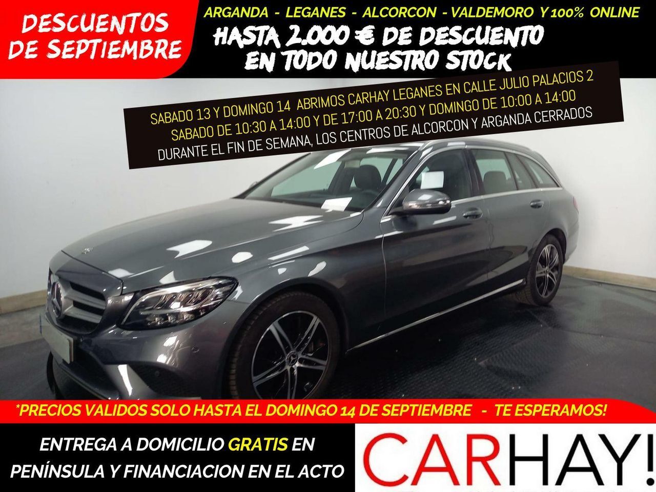 MERCEDES Clase C (200 D BUSINESS SOLUTION AVANTGARDE) en Madrid