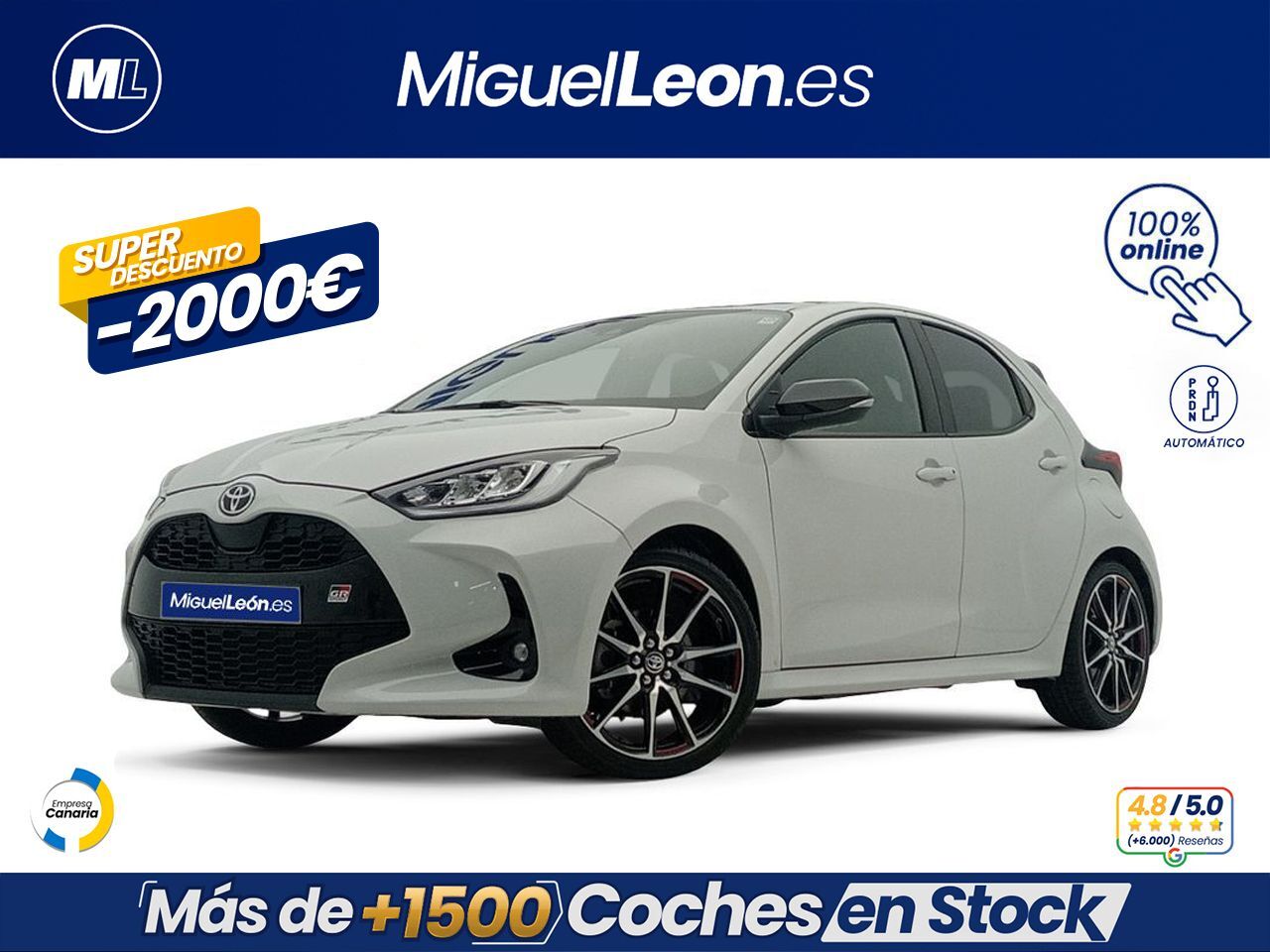 TOYOTA Yaris (1.5 120H GR Sport) en Palmas, Las