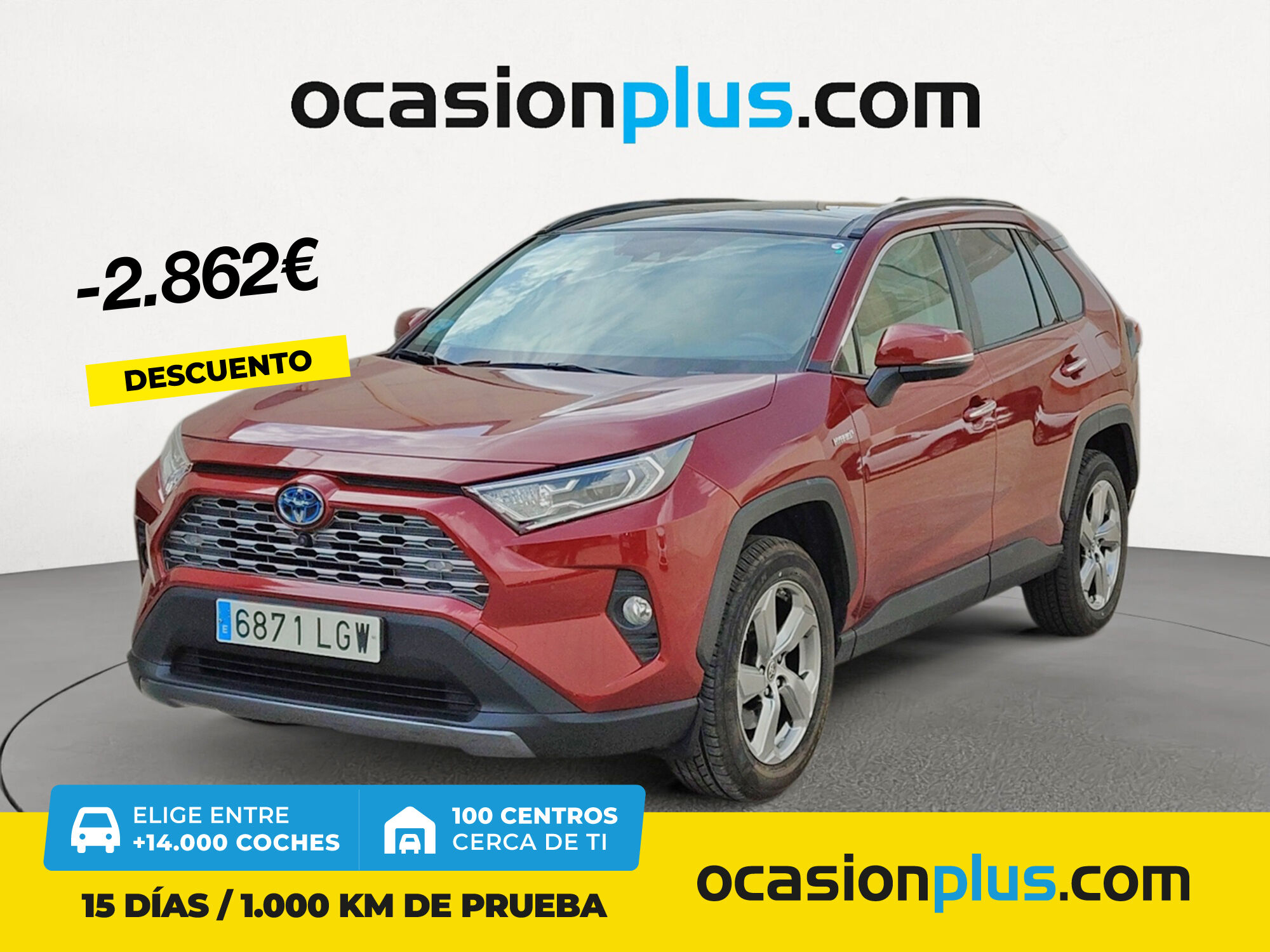 TOYOTA RAV-4 (2.5l hybrid Luxury 4WD 163 kW (222 CV)) en Madrid