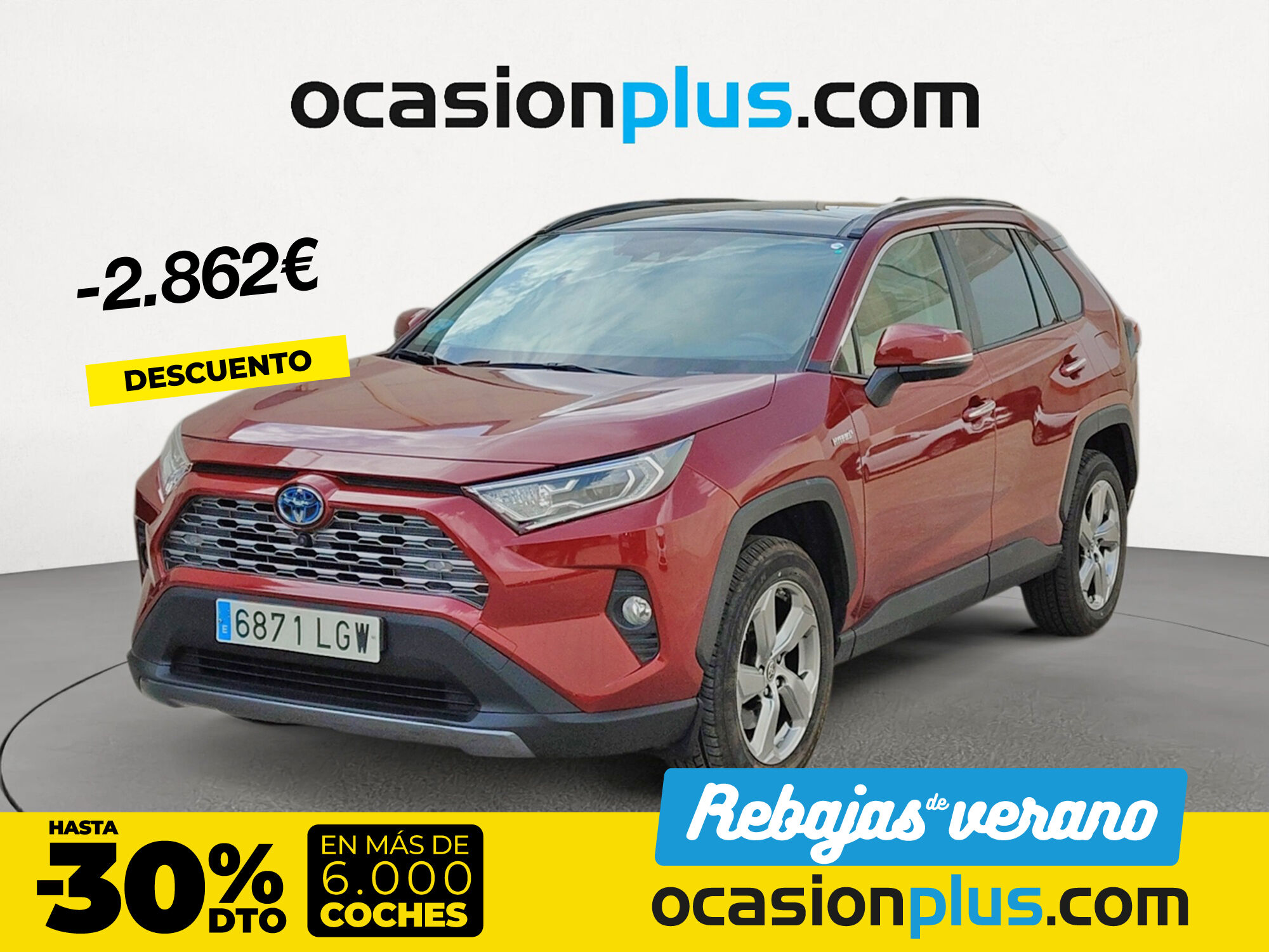 TOYOTA RAV-4 (2.5l hybrid Luxury 4WD 163 kW (222 CV)) en Madrid