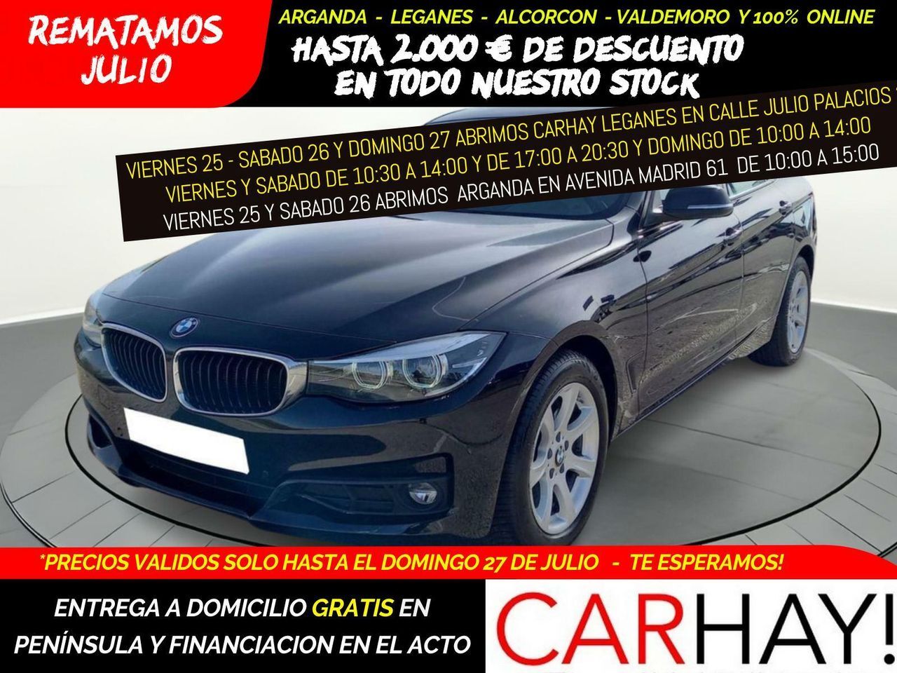 BMW Serie 3 (318D 2.0 150 CV AT8 E6DT) en Madrid