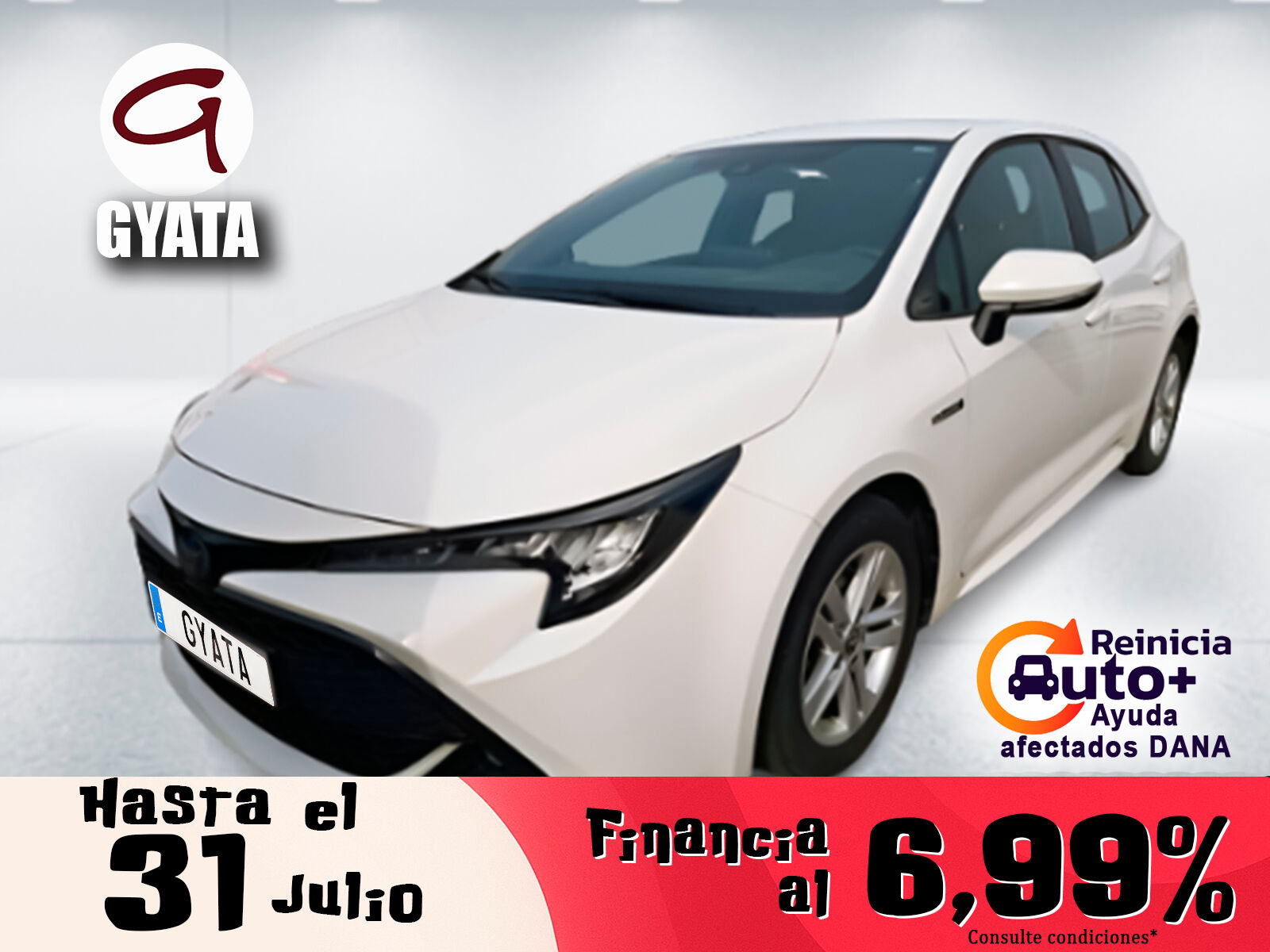 TOYOTA Corolla (125H Active E-CVT 90 kW (122 CV)) en Madrid
