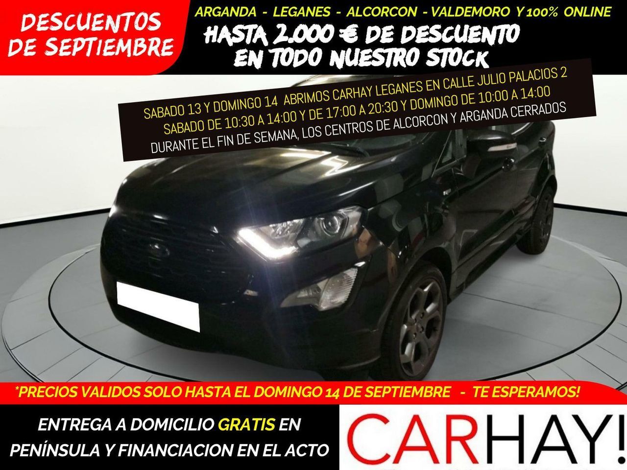 FORD EcoSport (ST-LINE 1.0 ECOBO 125CV) en Madrid