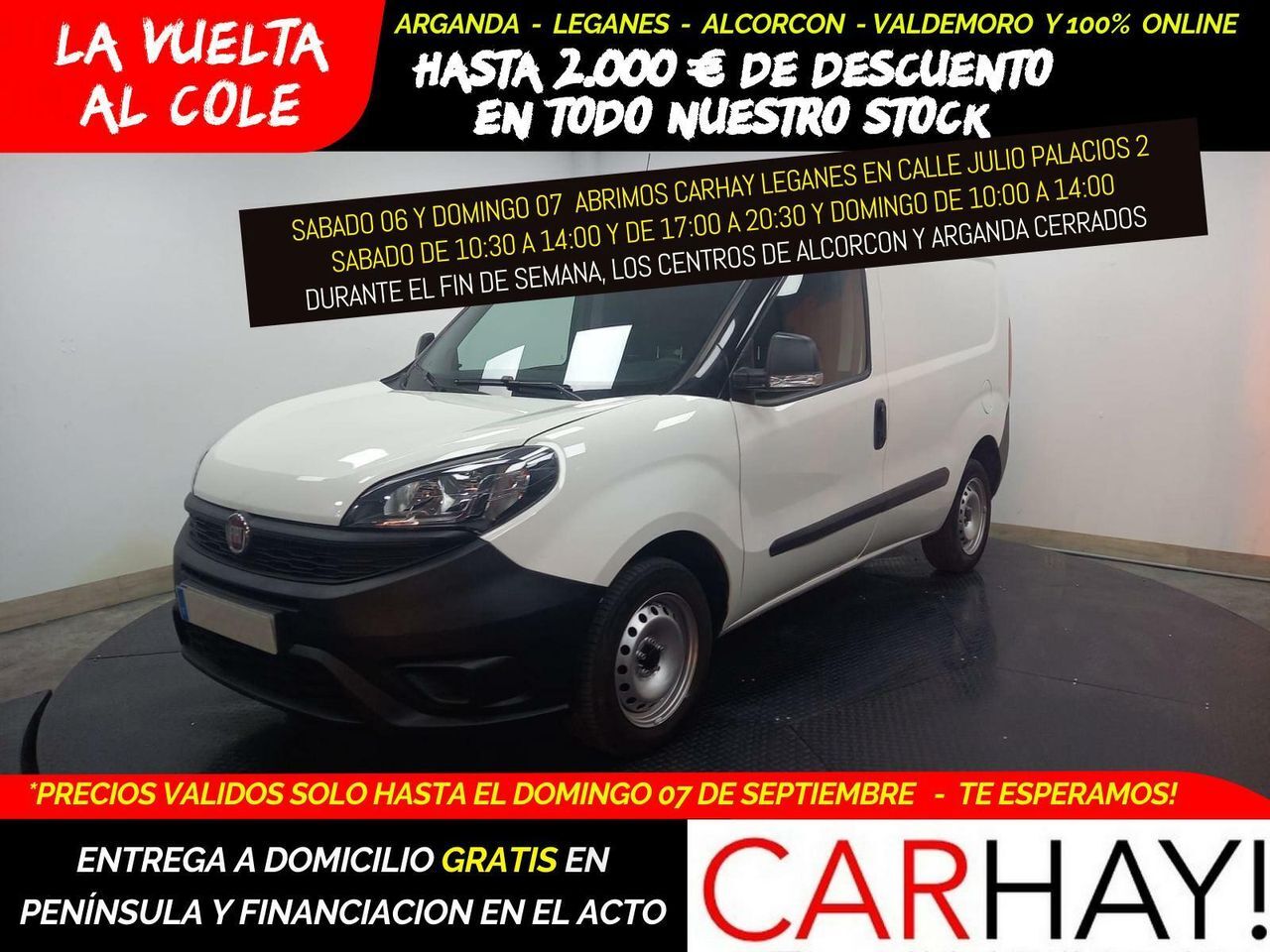 FIAT Dobló (BASE 1.3 MULTIJET 70KW (95CV)) en Madrid