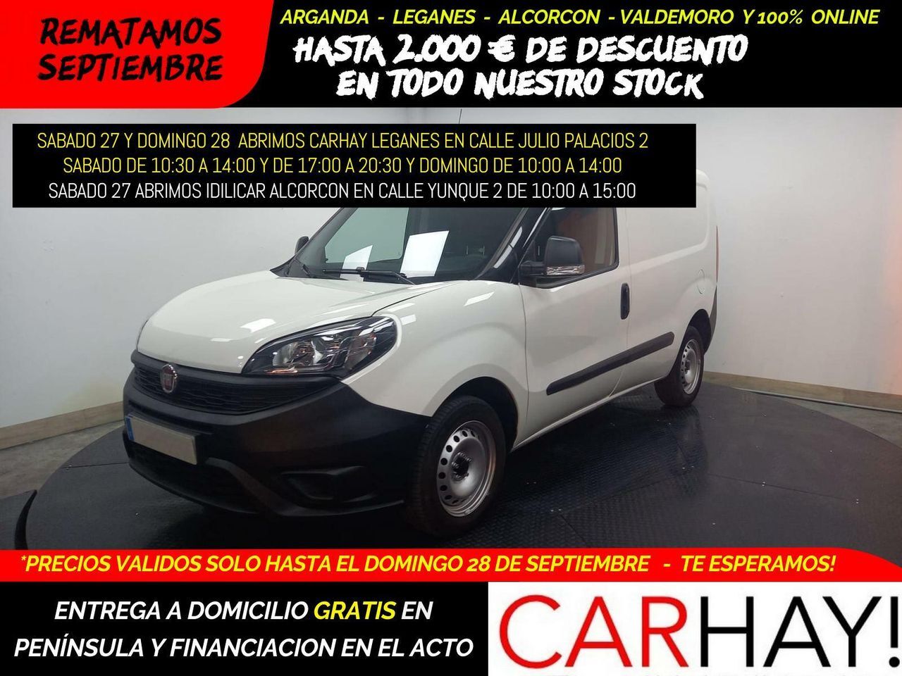 FIAT Dobló (BASE 1.3 MULTIJET 70KW (95CV)) en Madrid