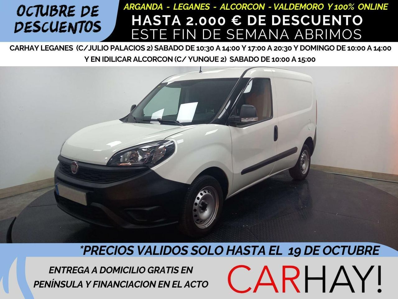 FIAT Dobló (BASE 1.3 MULTIJET 70KW (95CV)) en Madrid