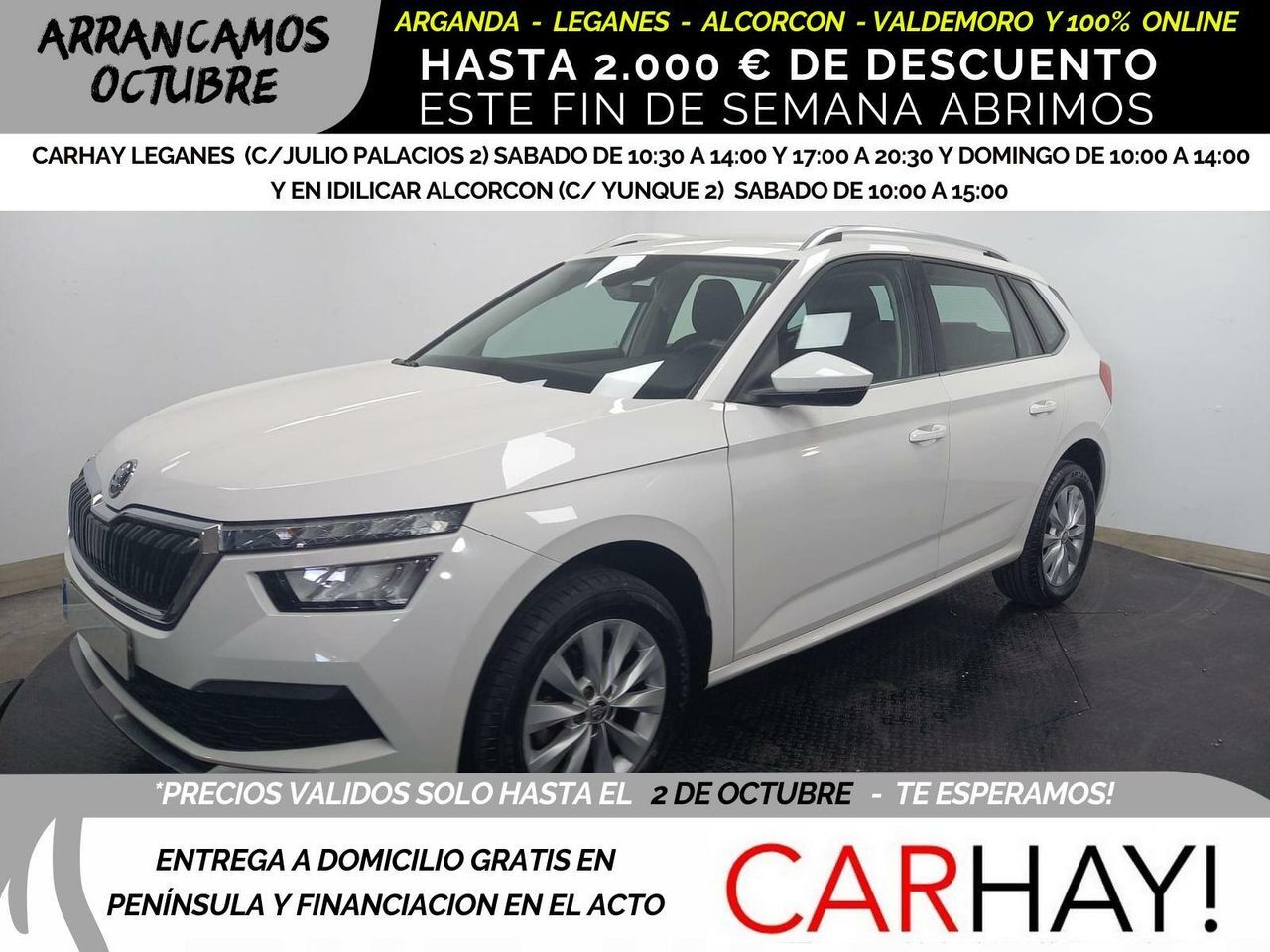 SKODA Kamiq (1.0 TSI 81KW (110CV) DSG AMBITION (CX)) en Madrid