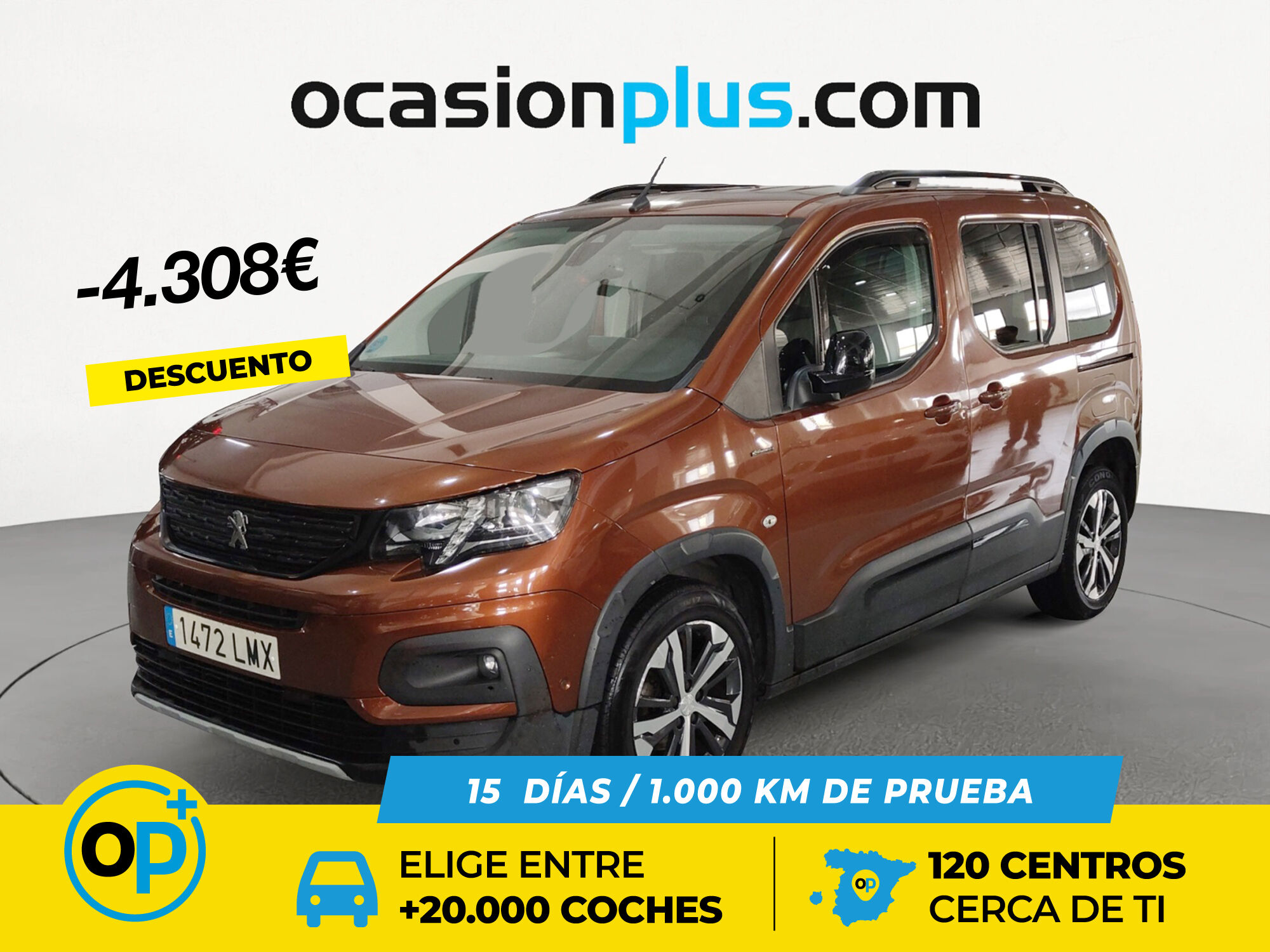 PEUGEOT Rifter (BlueHDi 100 GT Line Standard 73 kW (100 CV)) en Palmas, Las