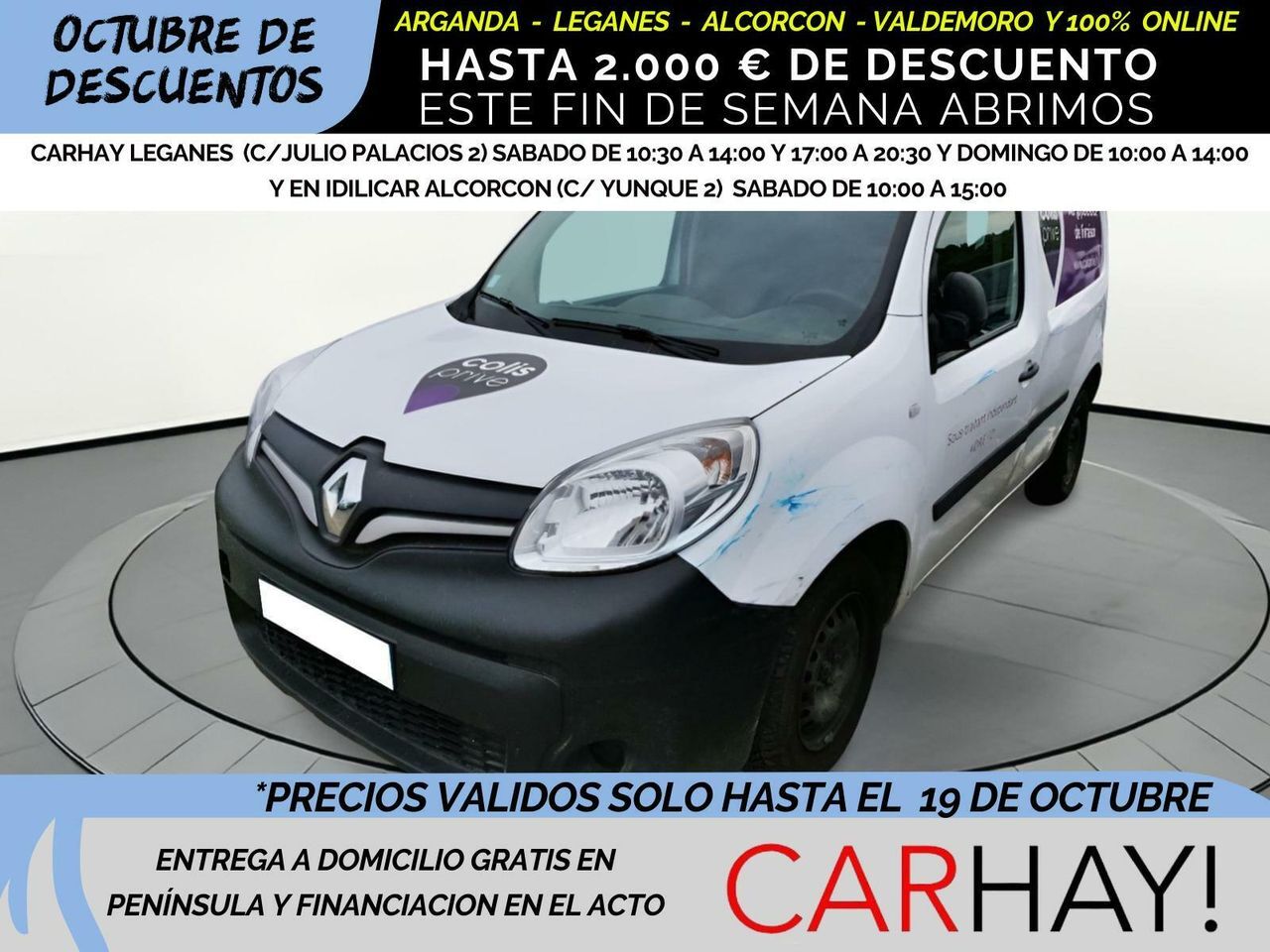 RENAULT Kangoo (Express 1.5 Blue dCi 80ch Grand Confort) en Madrid