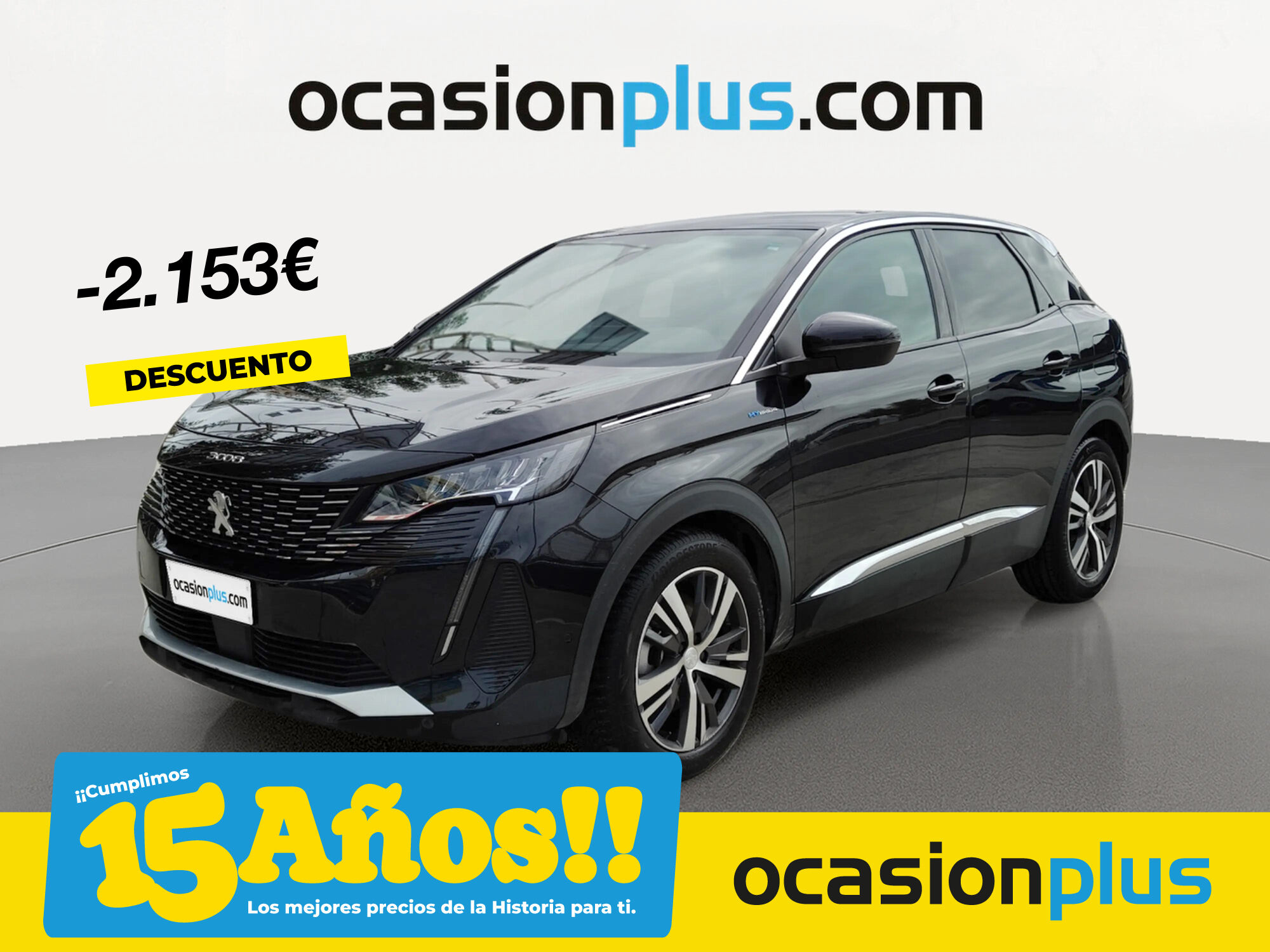 PEUGEOT 3008 (Hybrid 300 Allure Pack e-EAT8 221 kW (300 CV)) en Madrid