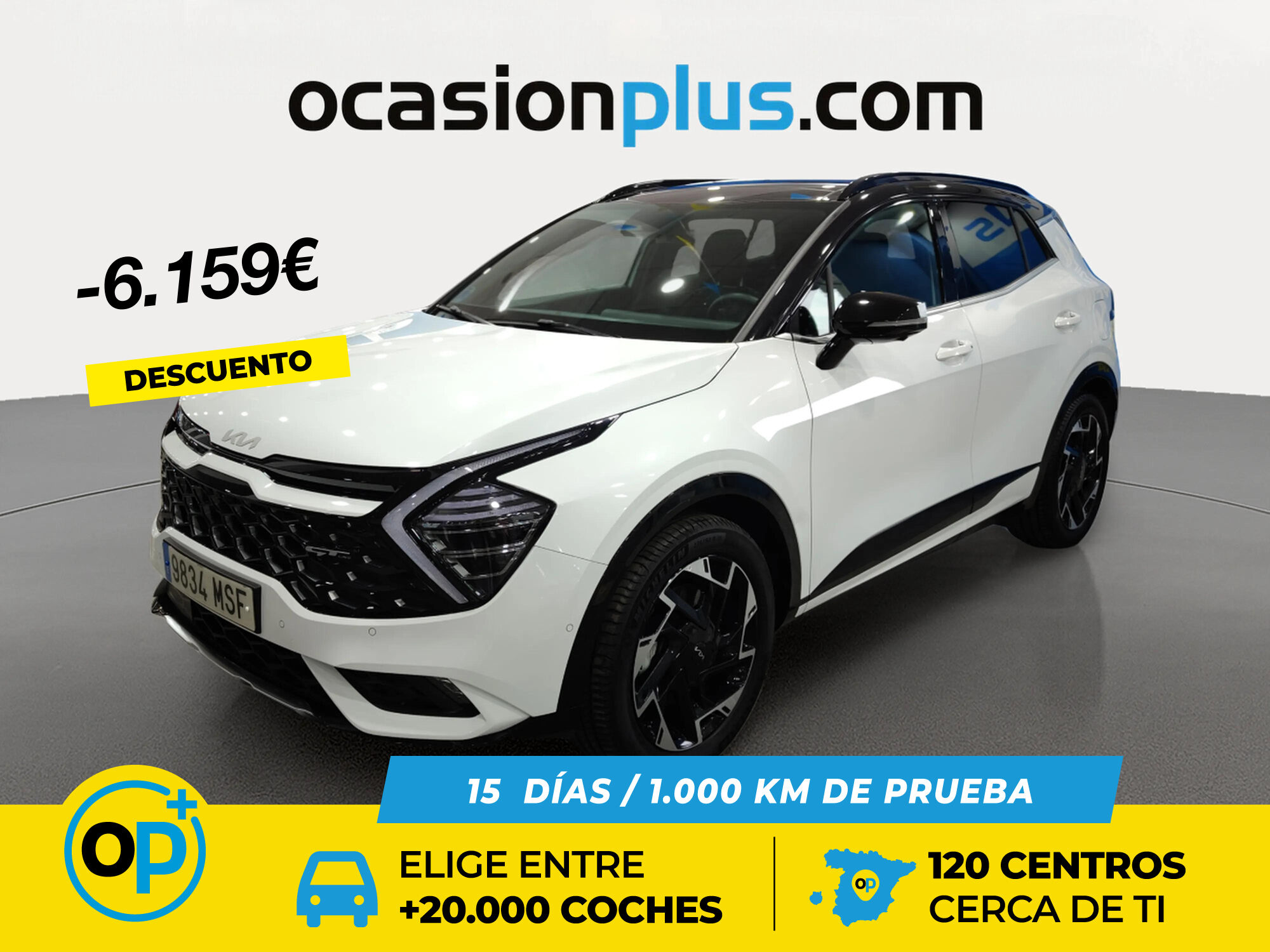 KIA Sportage (1.6 T-GDi PHEV GT Line 4x4 Auto 195 kW (265 CV)) en Madrid