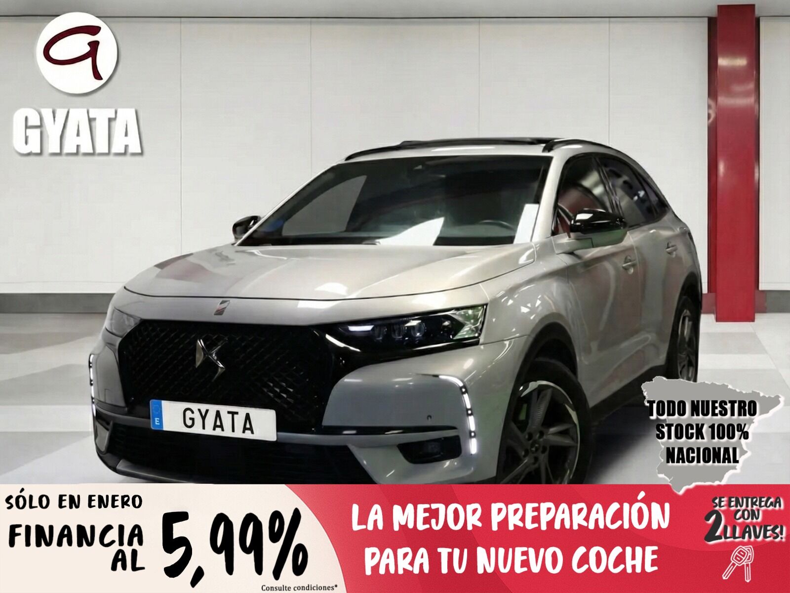 DS DS7 (E-Tense 300 Rivoli 4WD Auto 221 kW (300 CV)) en Madrid