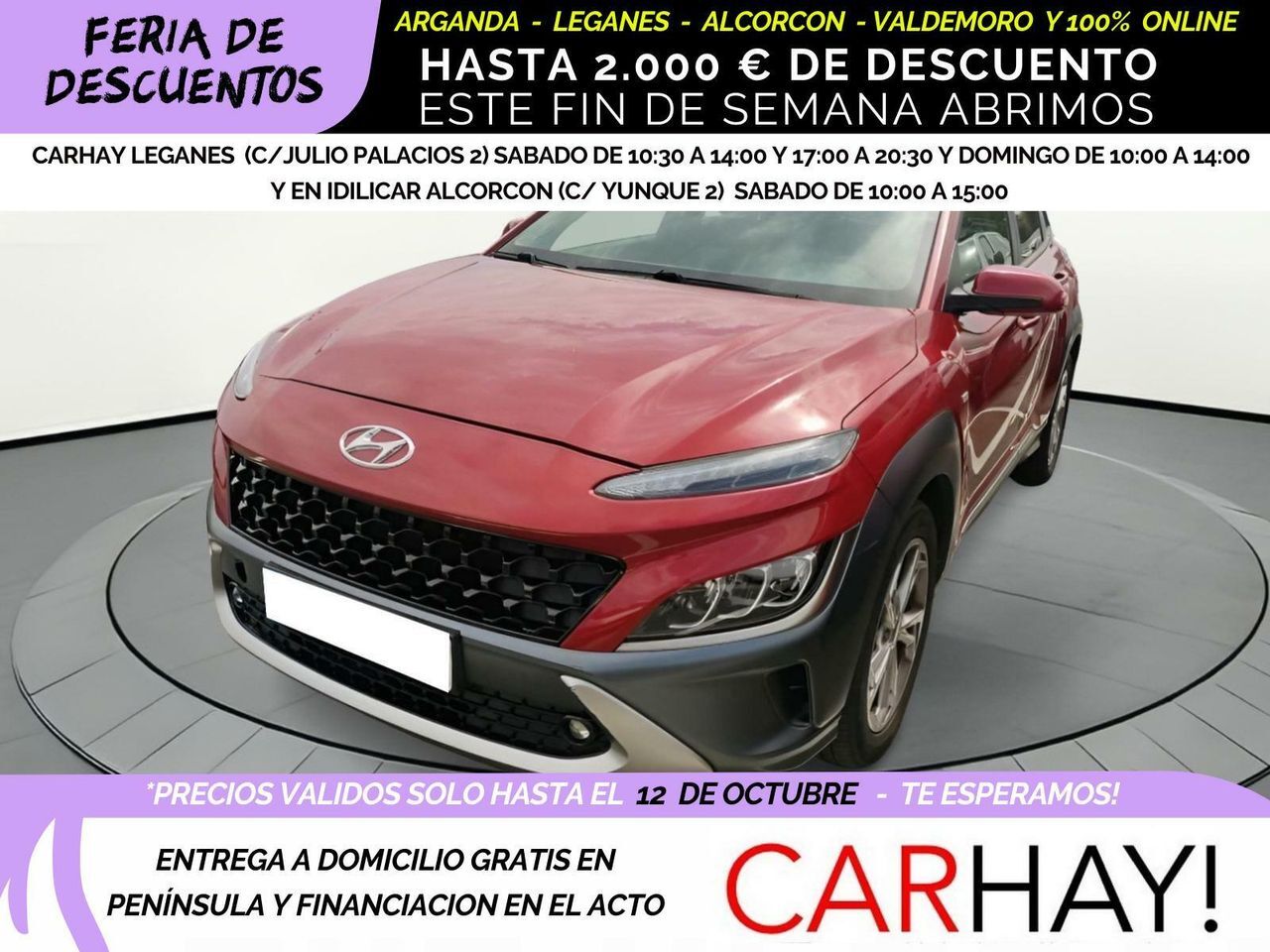 HYUNDAI Kona (TODOTERRENO 1.0 TGDI 48V TECNO 4X2) en Madrid