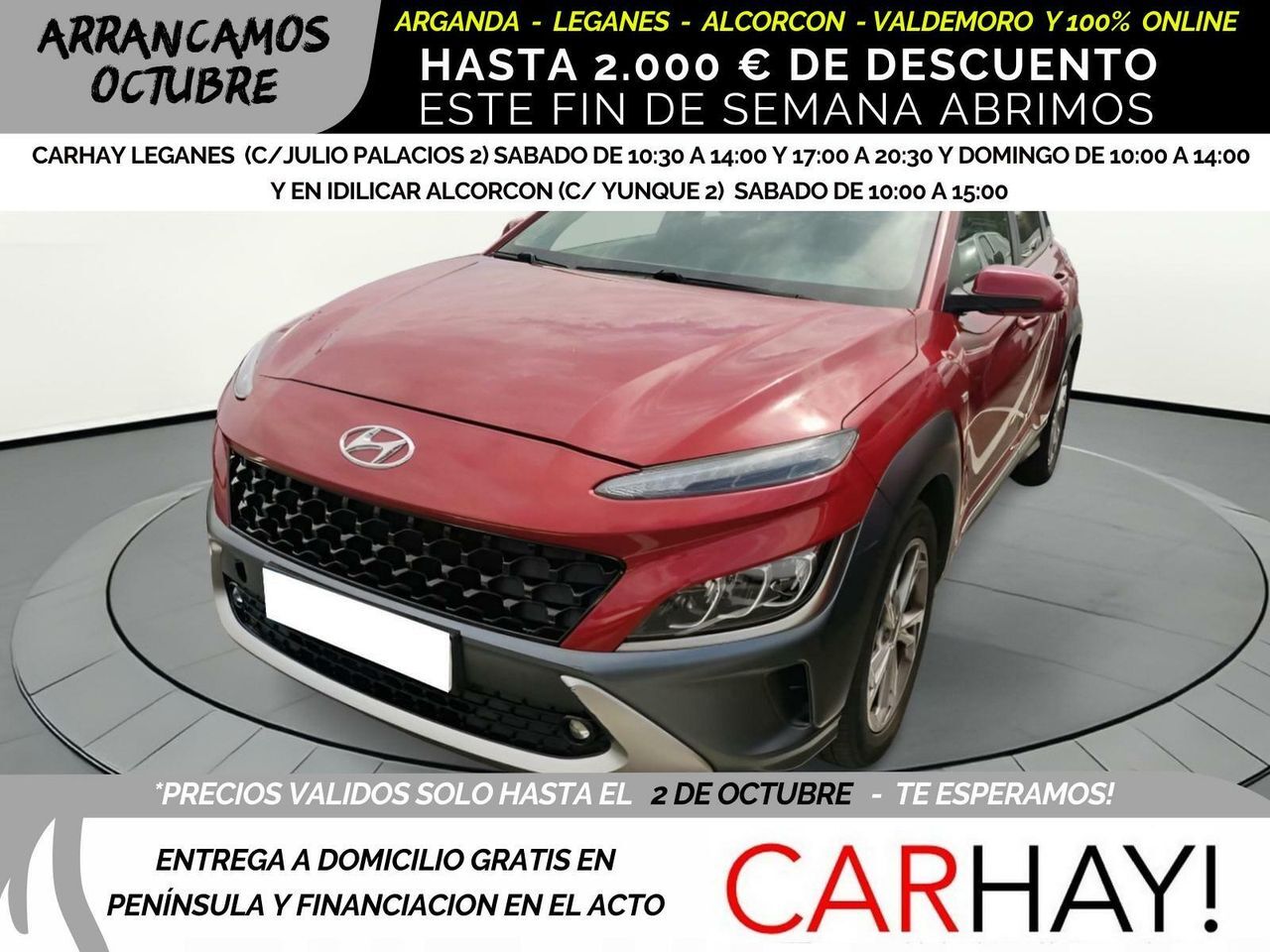 HYUNDAI Kona (TODOTERRENO 1.0 TGDI 48V TECNO 4X2) en Madrid