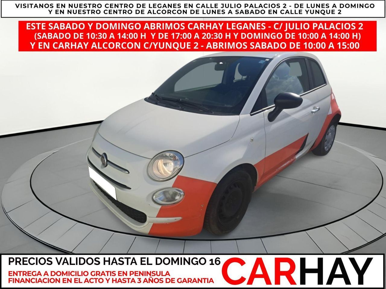 FIAT 500 (1.0 6V GSE 52KW (70 CV)) en Madrid