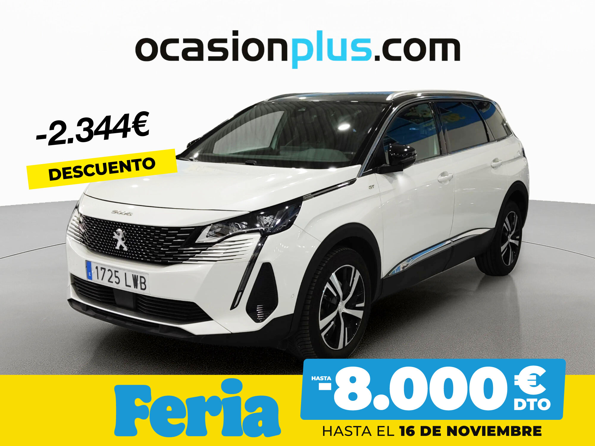 PEUGEOT 5008 (BlueHDI 130 S&S GT EAT8 96 kW (130 CV)) en Madrid