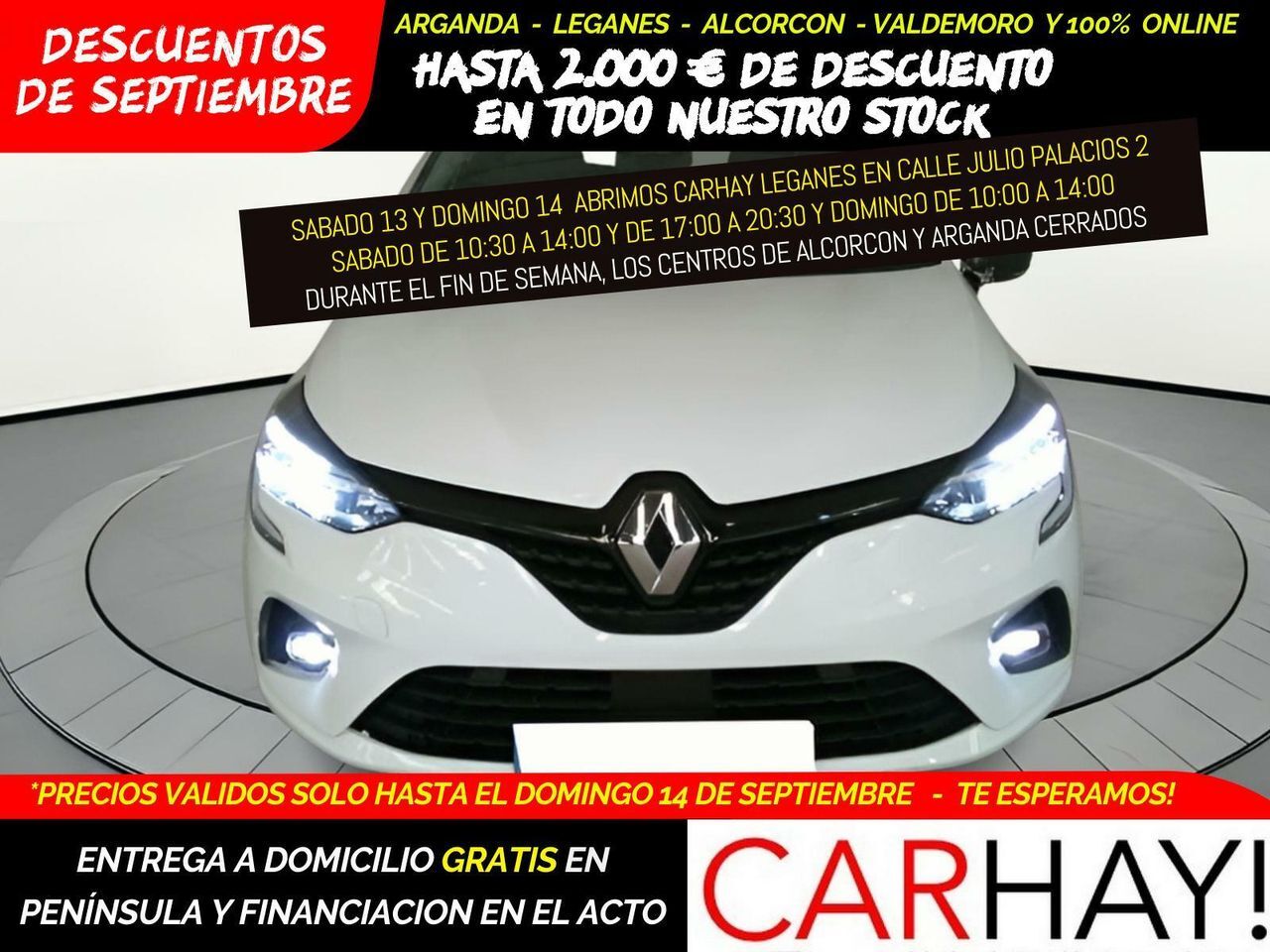 RENAULT Clio (BUSINESS BLUE DCI 63 KW (85CV)) en Madrid