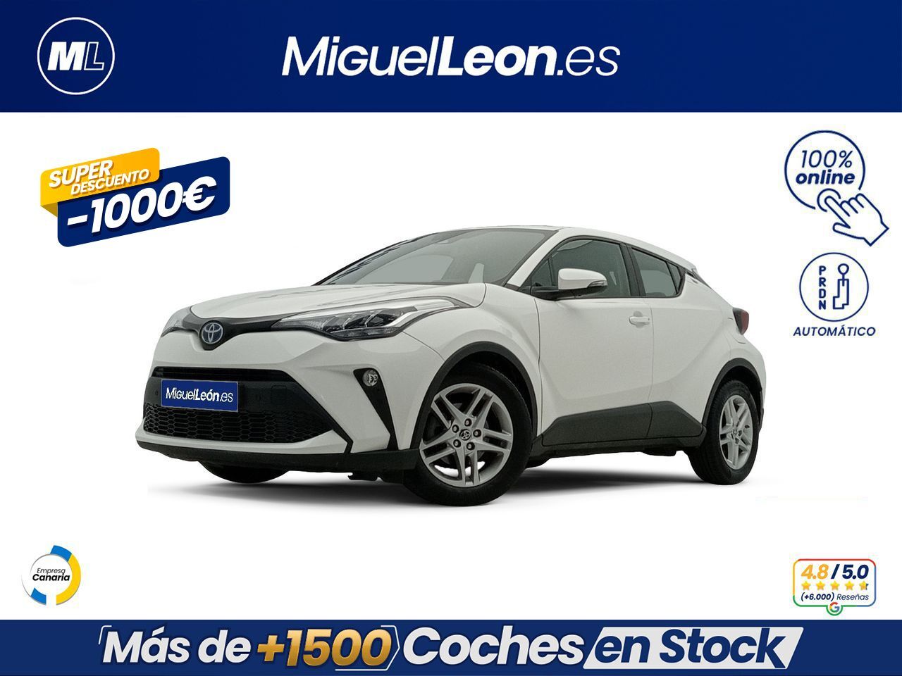 TOYOTA C-HR (1.8 125H Active) en Palmas, Las