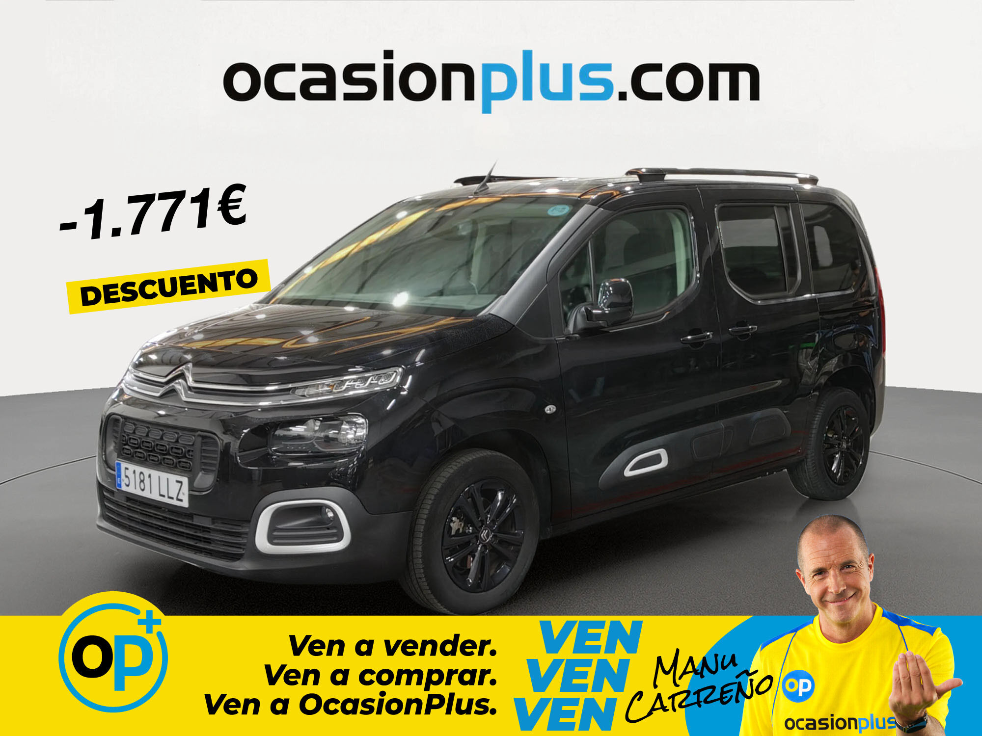 Foto del CITROEN Berlingo BlueHDi S&S Talla M Feel Pack 100