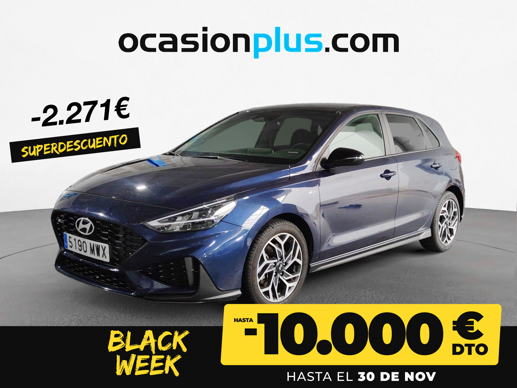 HYUNDAI i30 (1.0 TGDI N Line 74 kW (100 CV)) en Madrid