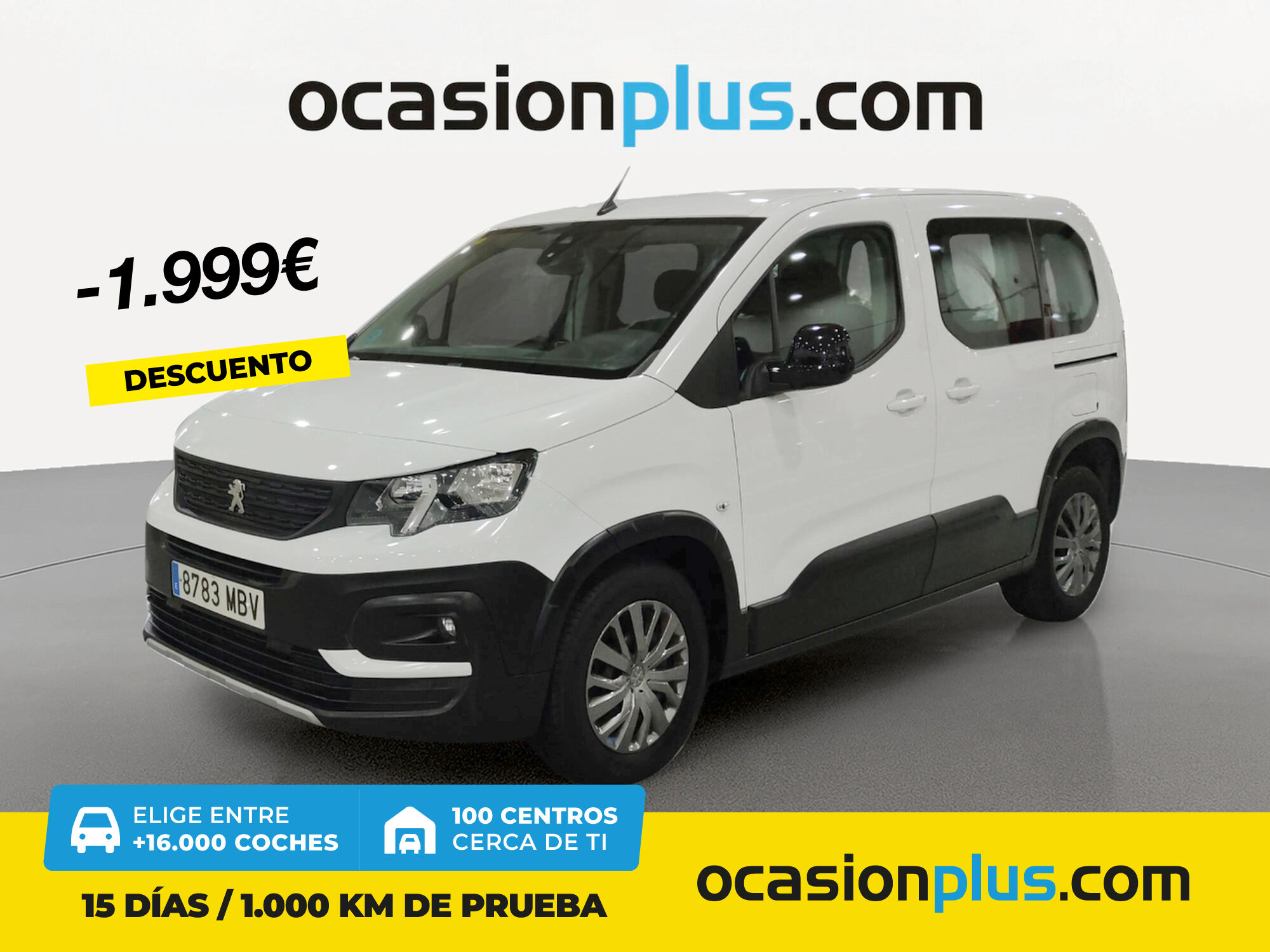 PEUGEOT Rifter (BlueHDi 100 Active Pack Standard 73 kW (100 CV)) en Madrid