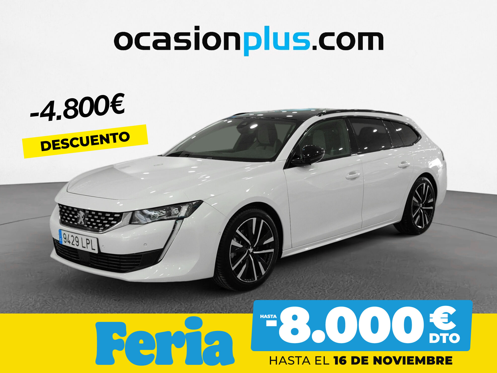 PEUGEOT 508 (Hybrid 225 GT Pack e-EAT8 165 kW (225 CV)) en Madrid