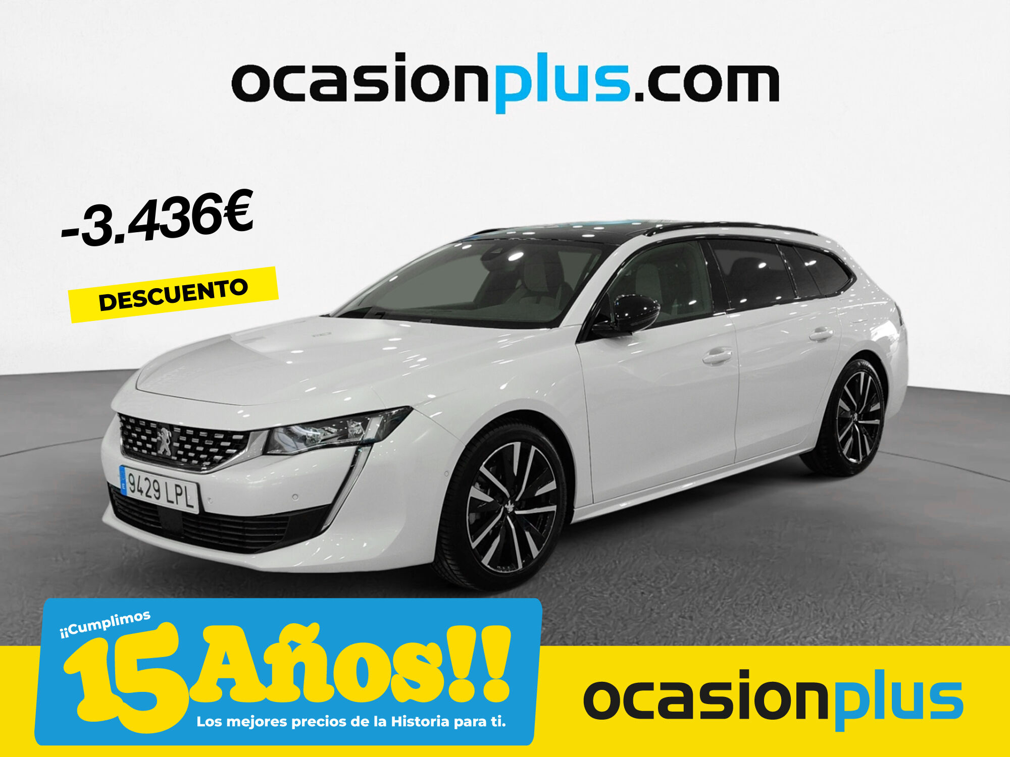PEUGEOT 508 (Hybrid 225 GT Pack e-EAT8 165 kW (225 CV)) en Madrid